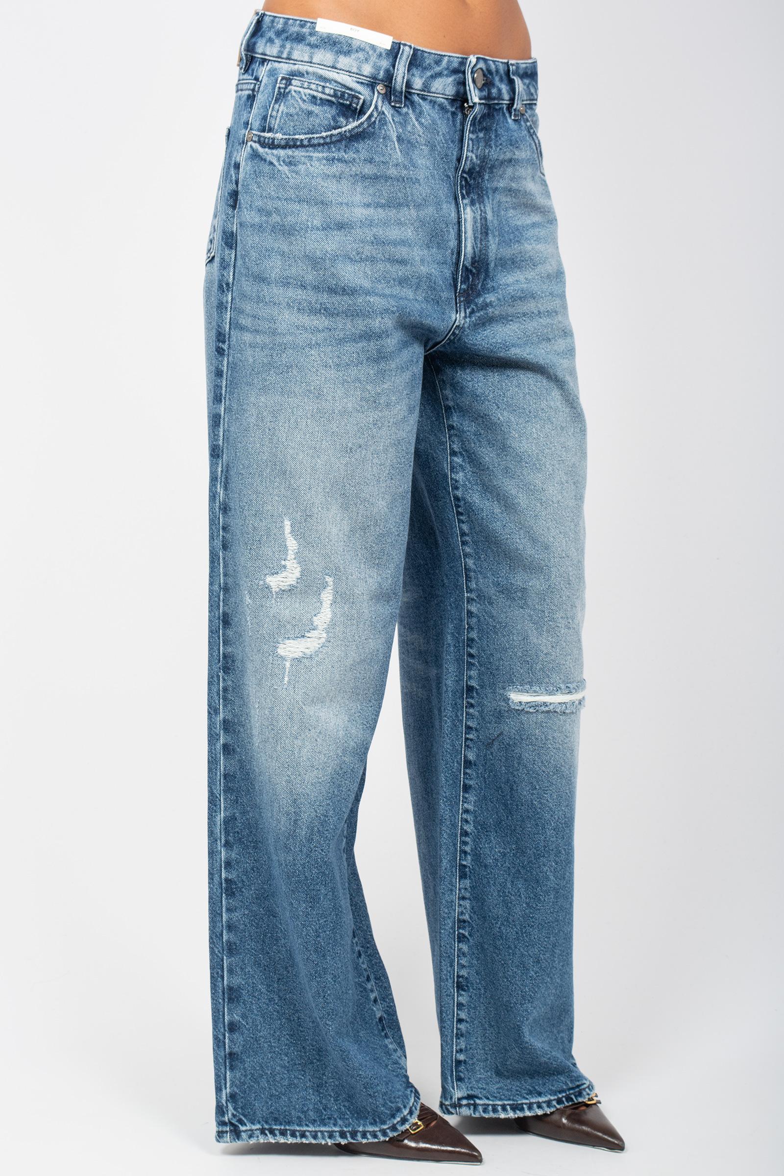 denim in cotone oversize 'boyfriend' C1VPMLZ0 AW0260MI20 PT TORINO DENIM 