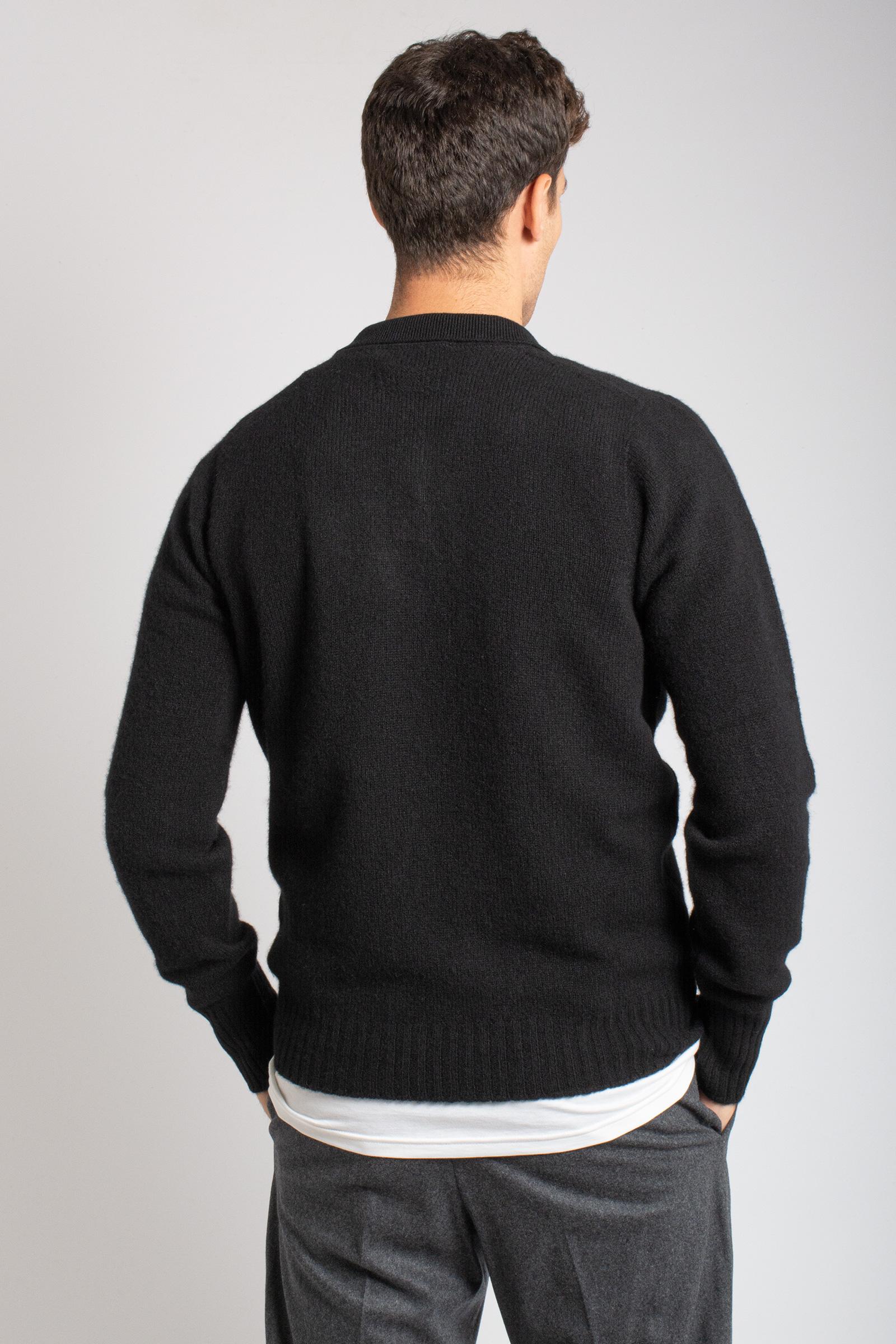 polo rasata in lambswool D4W145L 690 DRUMOHR 