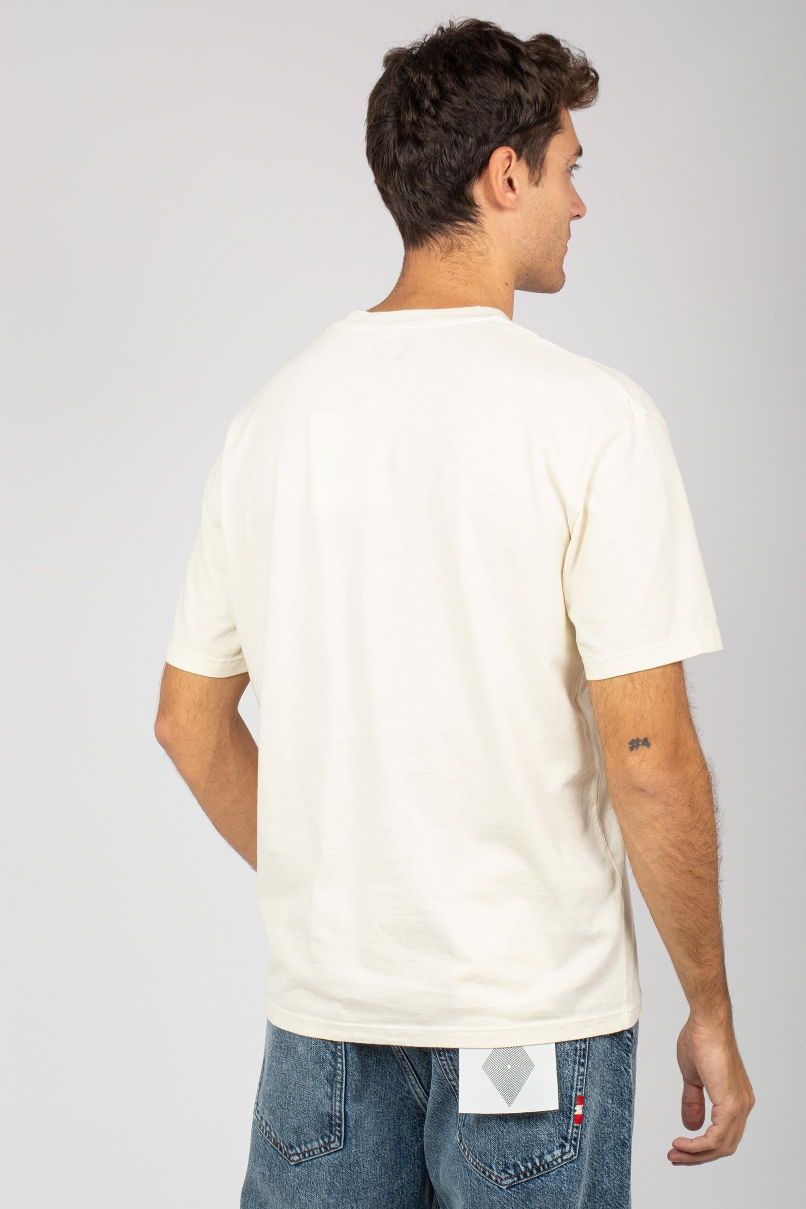 t-shirt in cotone 'no rules' AMU146CN22XXXX C0069 AMISH 