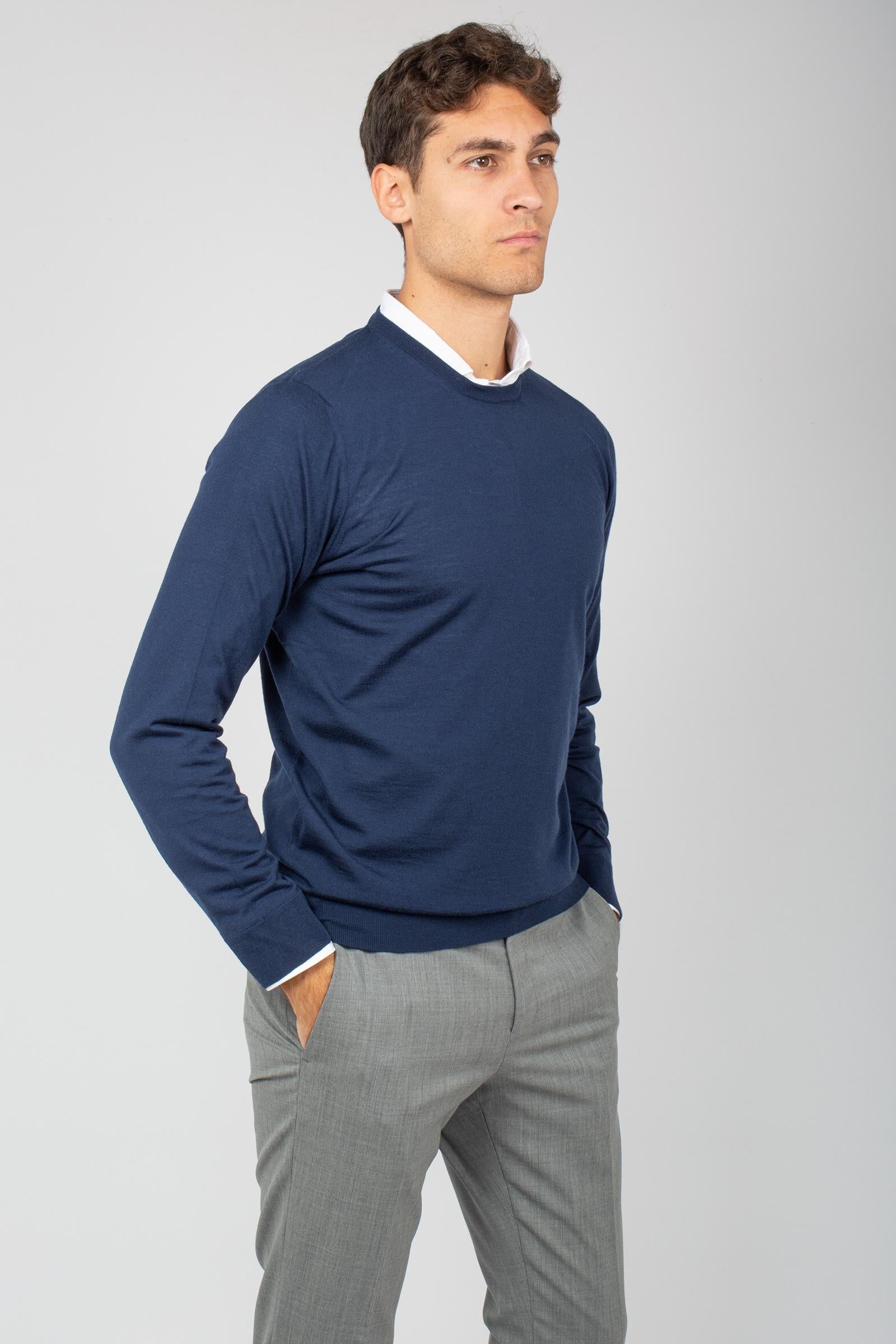 girocollo in lana merinos ultrafine D0D103 780 DRUMOHR 