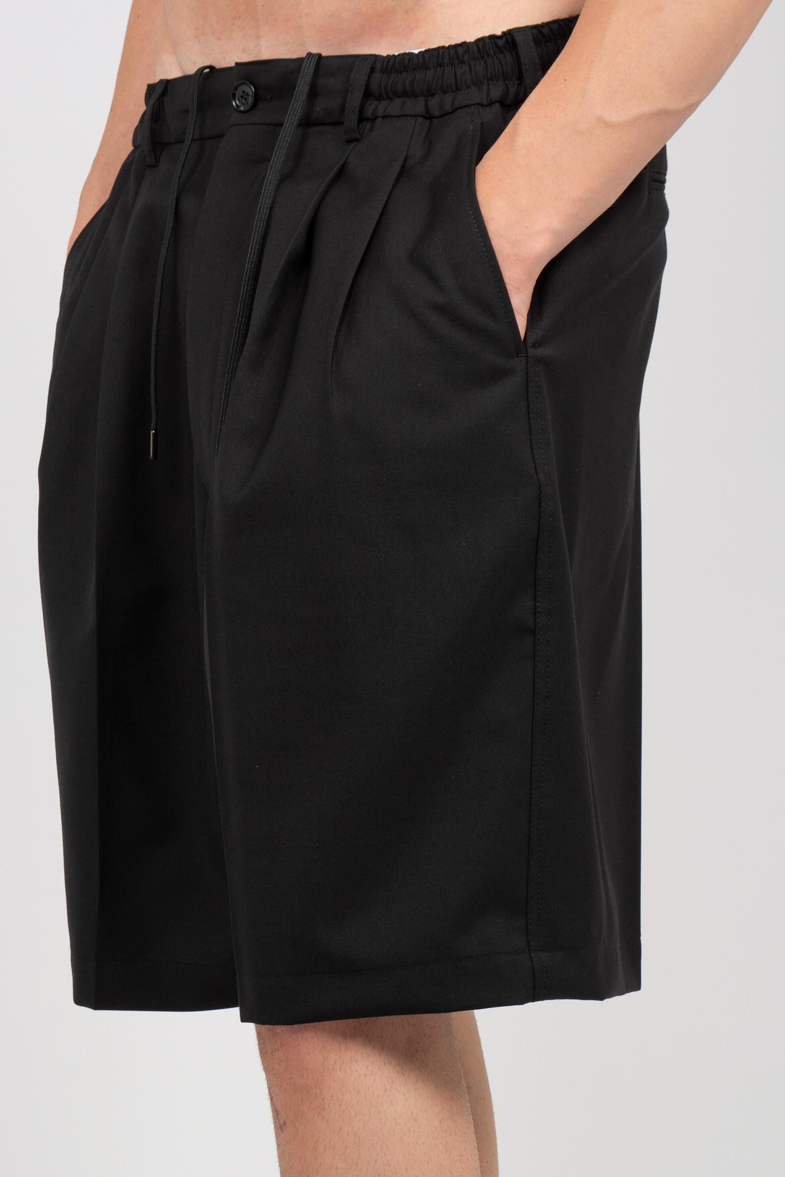 jogger corto in misto cotone 'ryo' RYOSMP26 NERO BE ABLE 