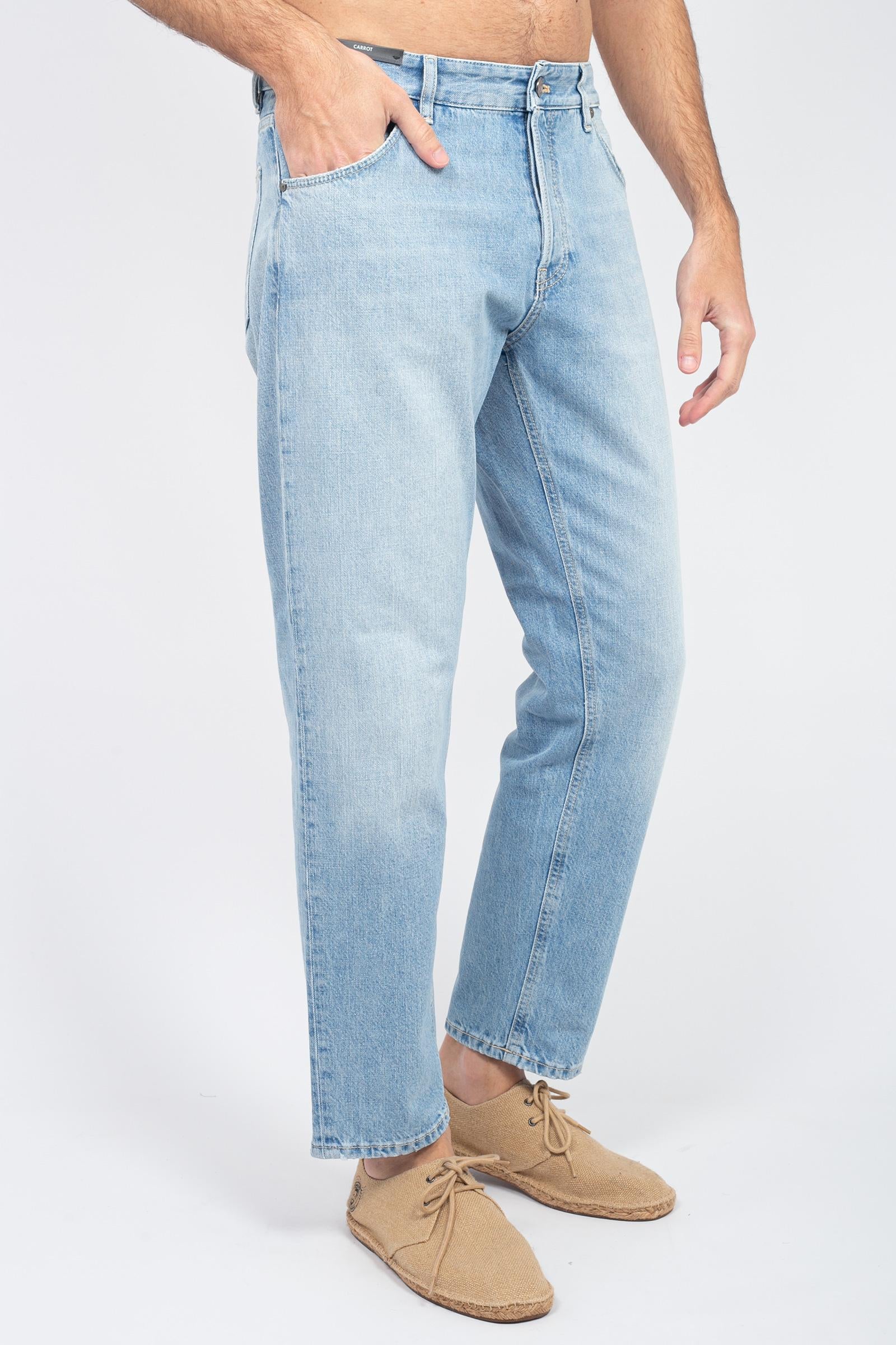denim in cotone stretch 'carrot fit' C5RP05BO OA5160ML45 PT TORINO DENIM 