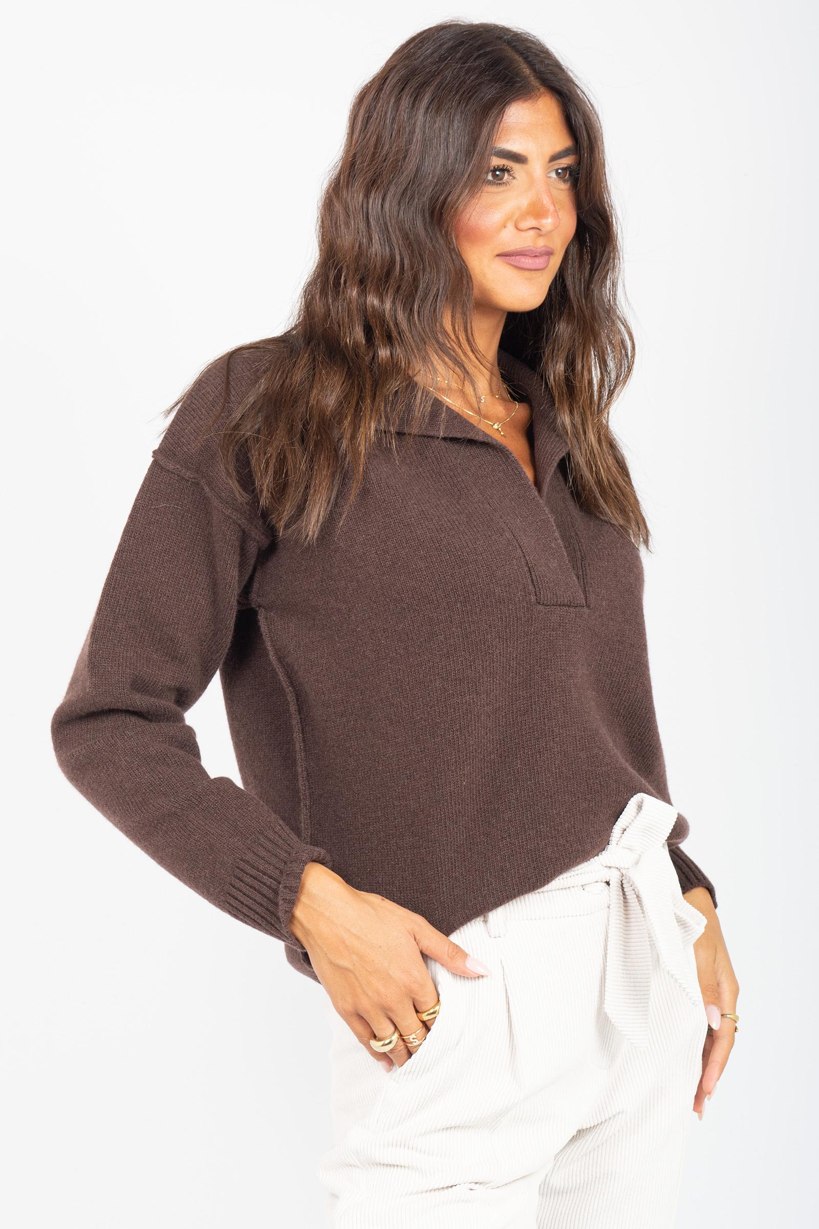 polo oversize in lana 255M8213 069 MAIDA MILA 
