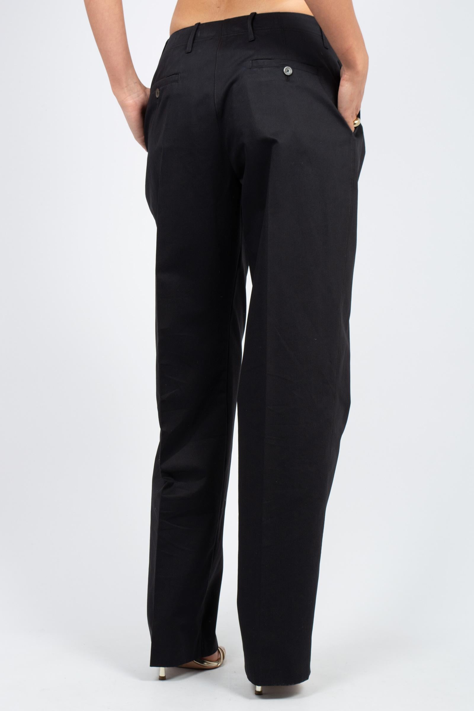 pantalone ampio in cotone 'sofia' Y6SO22 Y69 SEMICOUTURE 