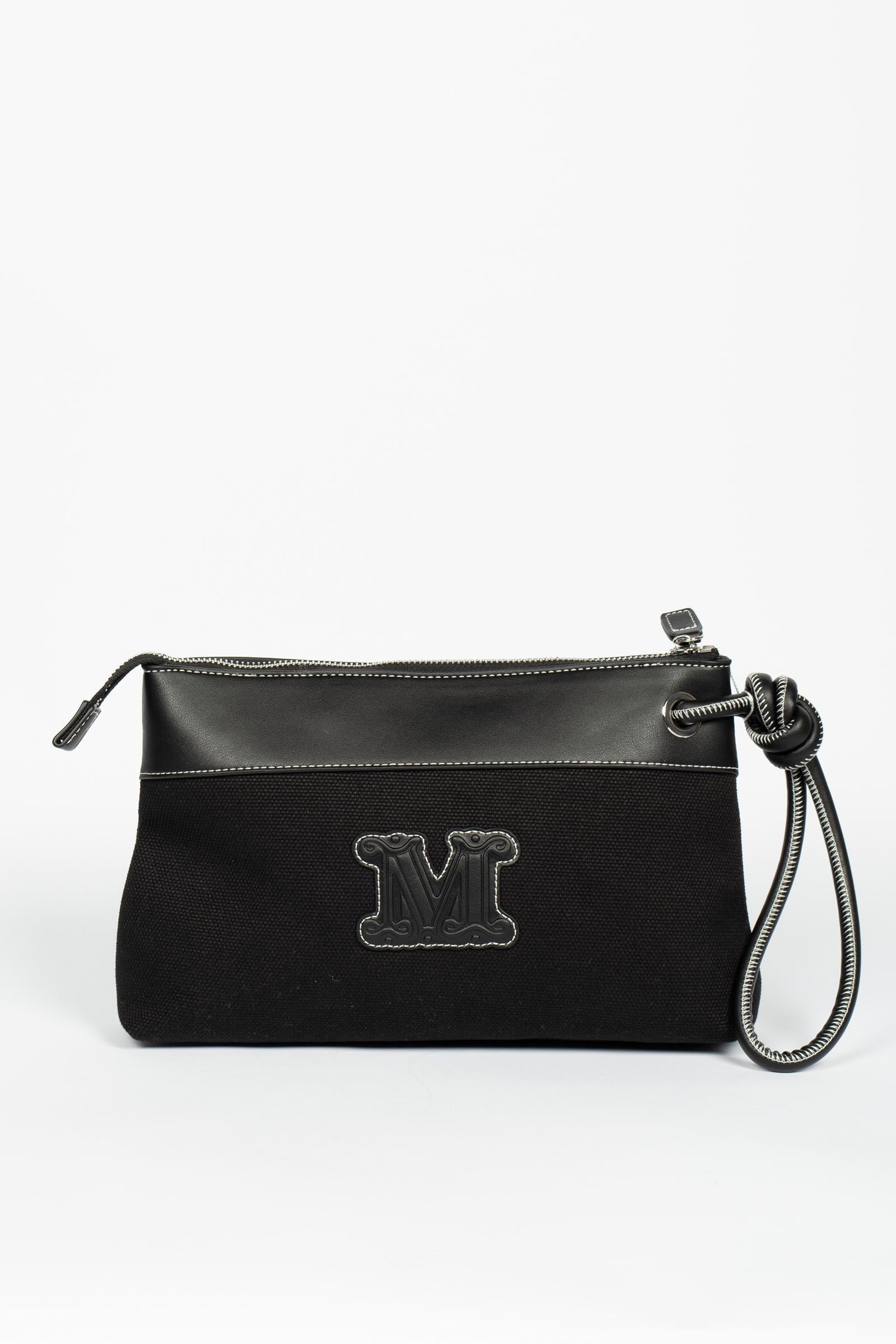 Borsello in tela di cotone 'frisia' 2616511049600 002 MAXMARA BEACHWARE 