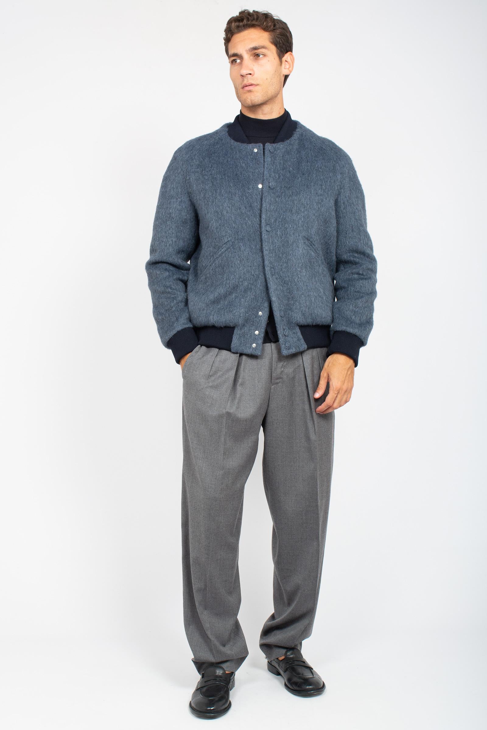 college jacket in misto lana ed alpaca TL2FBM200TOR LB100330 PT TORINO 