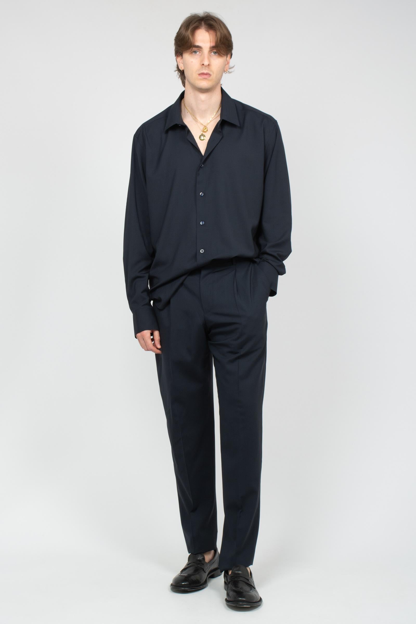 pantalone in lana vergine 'union fit' COZSUFZA0CL1 ZI560370 PT TORINO 