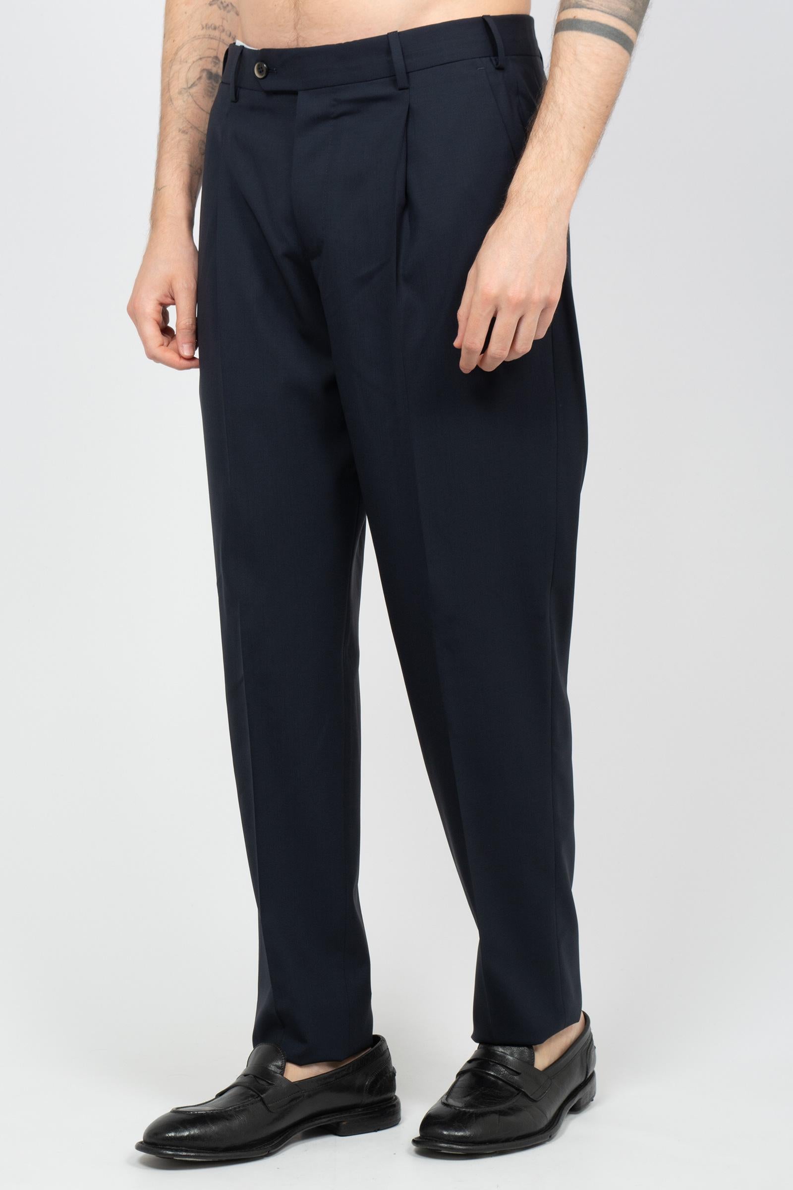 pantalone in lana vergine 'union fit' COZSUFZA0CL1 ZI560370 PT TORINO 