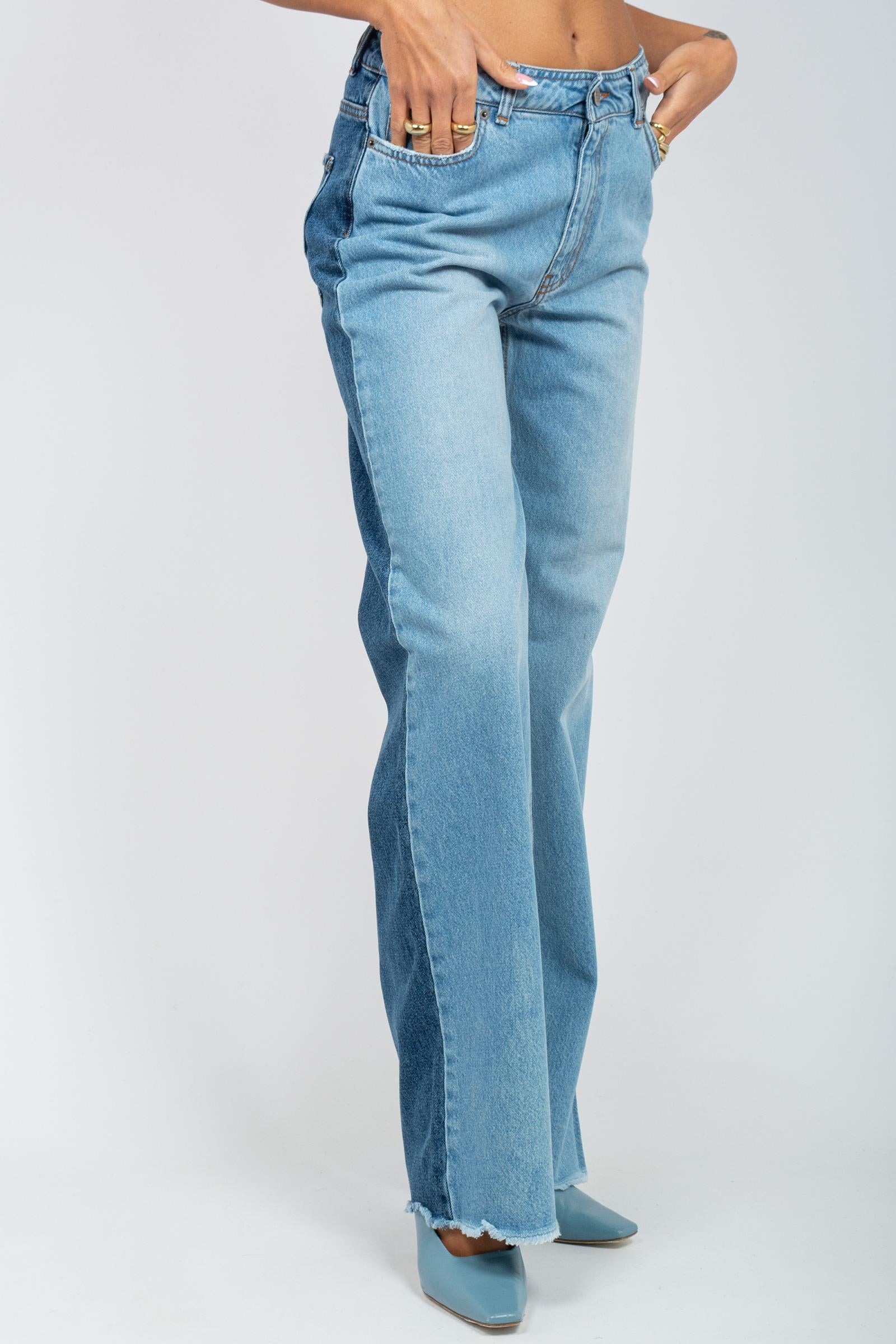 denim bicolore 'rovere' ROVEREDDJ04 BLUCHIARO DOUUOD 