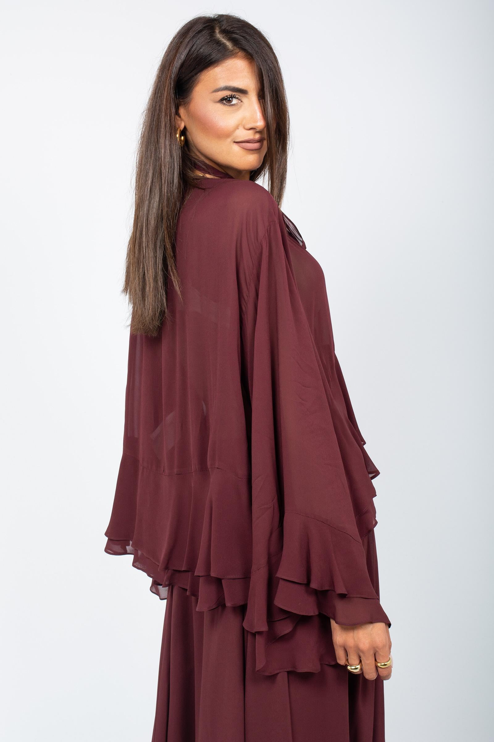 blusa con volant 'prisca' PRISCA 006 MARELLA 