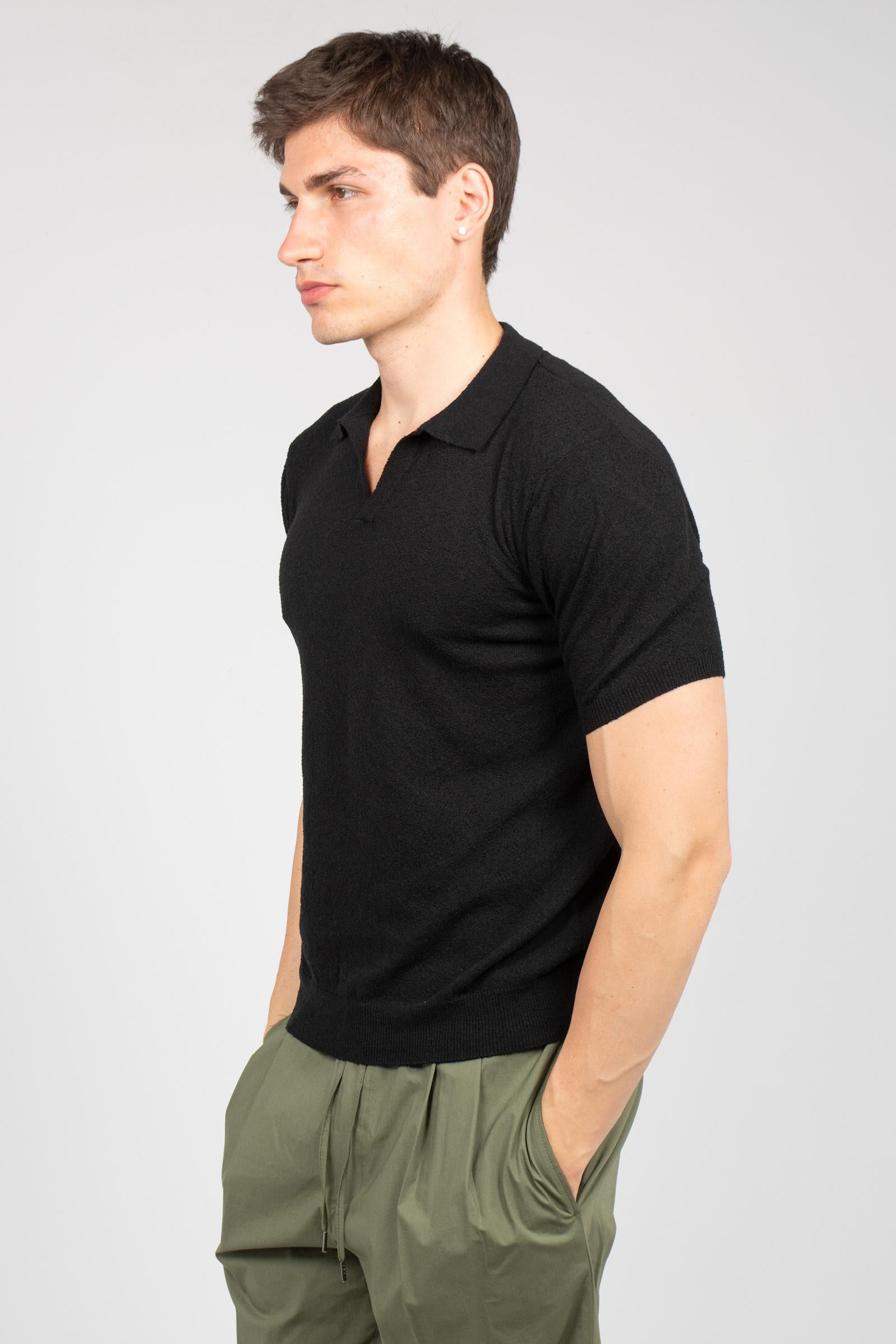 polo in cotone spugna D9SP146L 690 DRUMOHR 