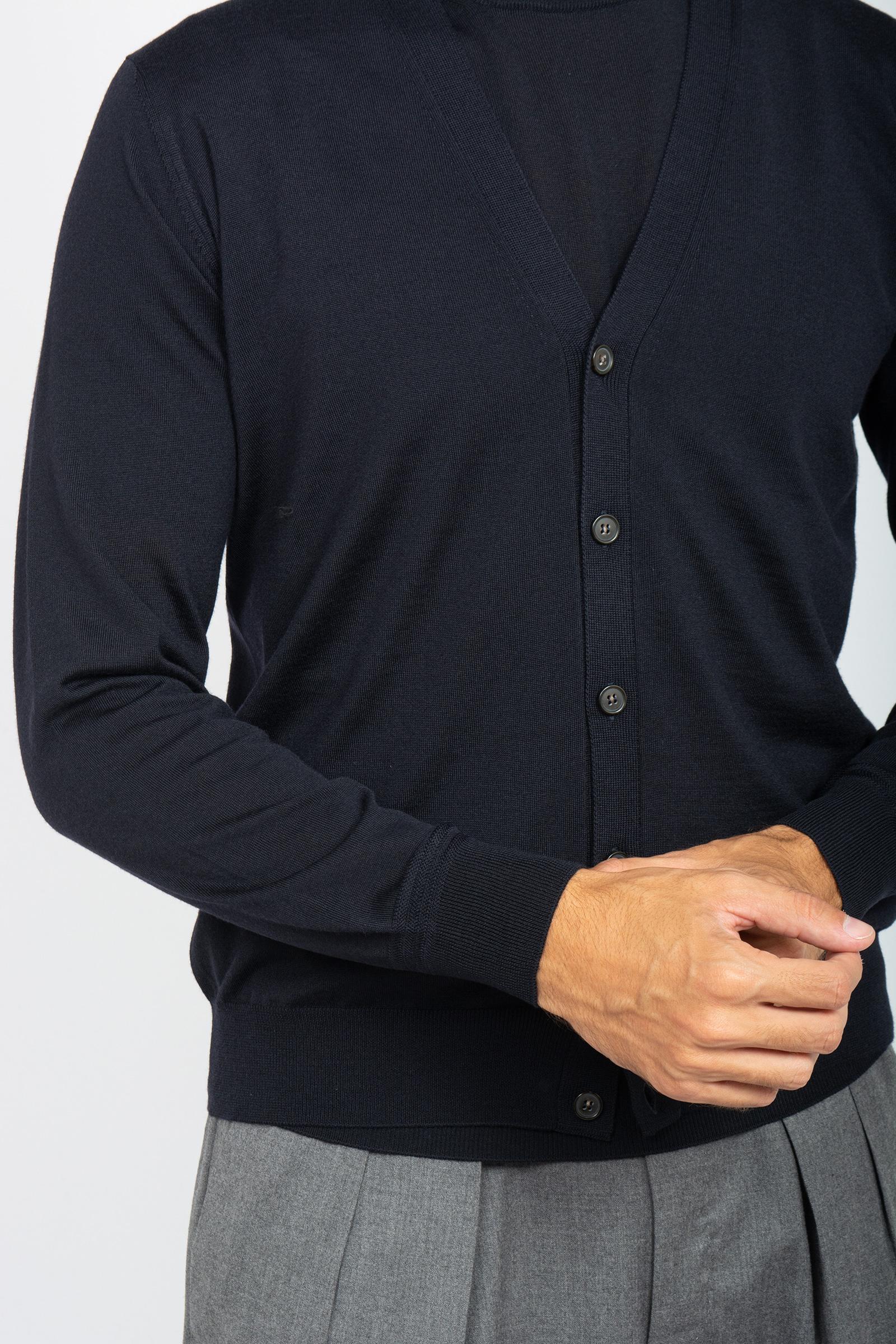 cardigan in lana merinos TL4SRD220NTS 07MG0360 PT TORINO 