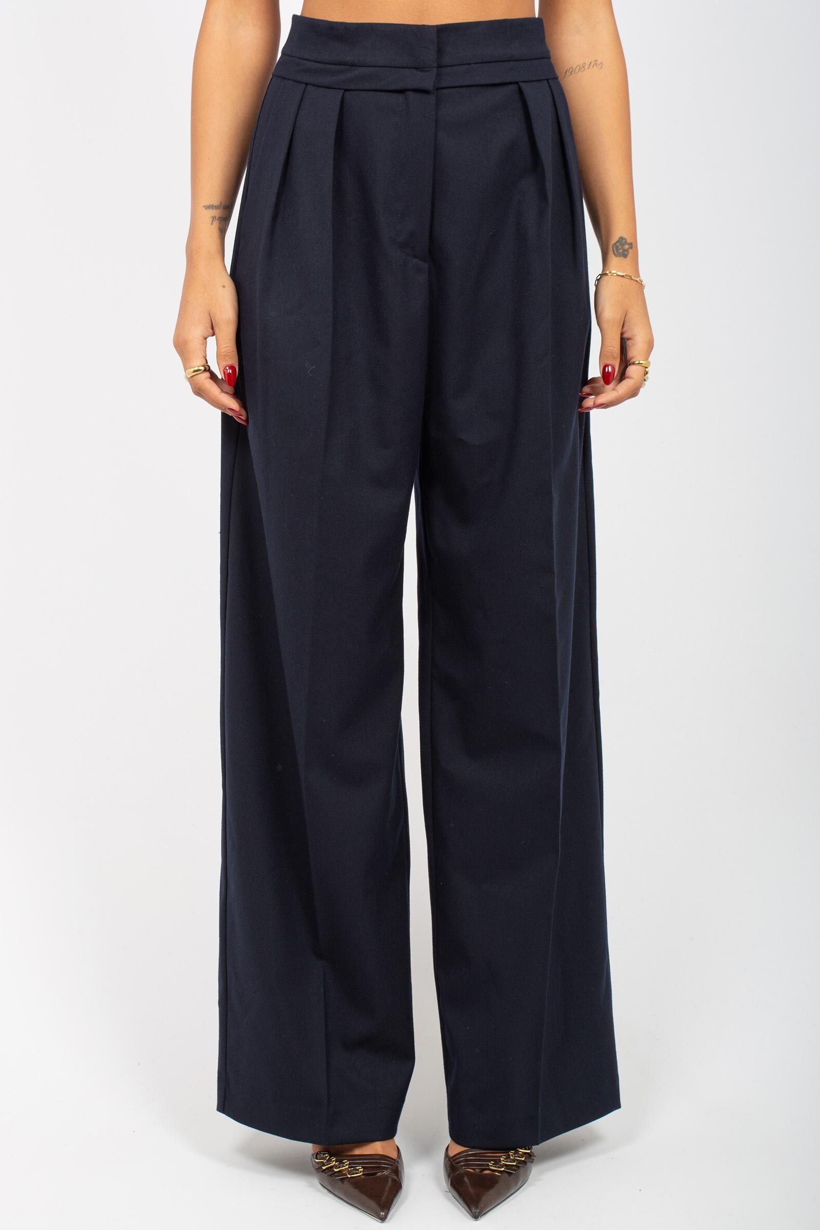 pantalone doppia pinces in misto viscosa P2P02 0502 JACQUEUR 