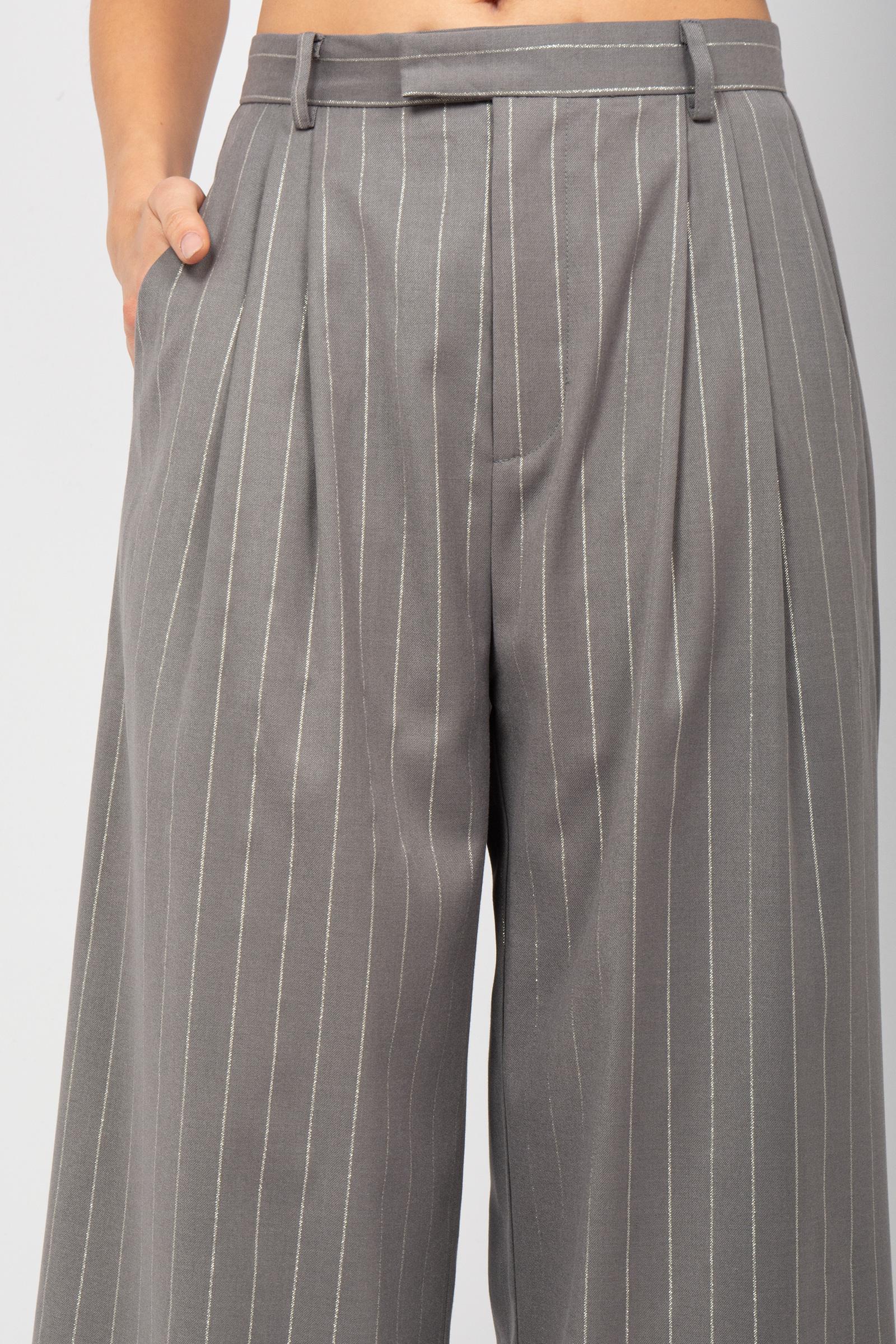 pantalone gessato con pince F25PL11 PN11 WEILI ZHENG 