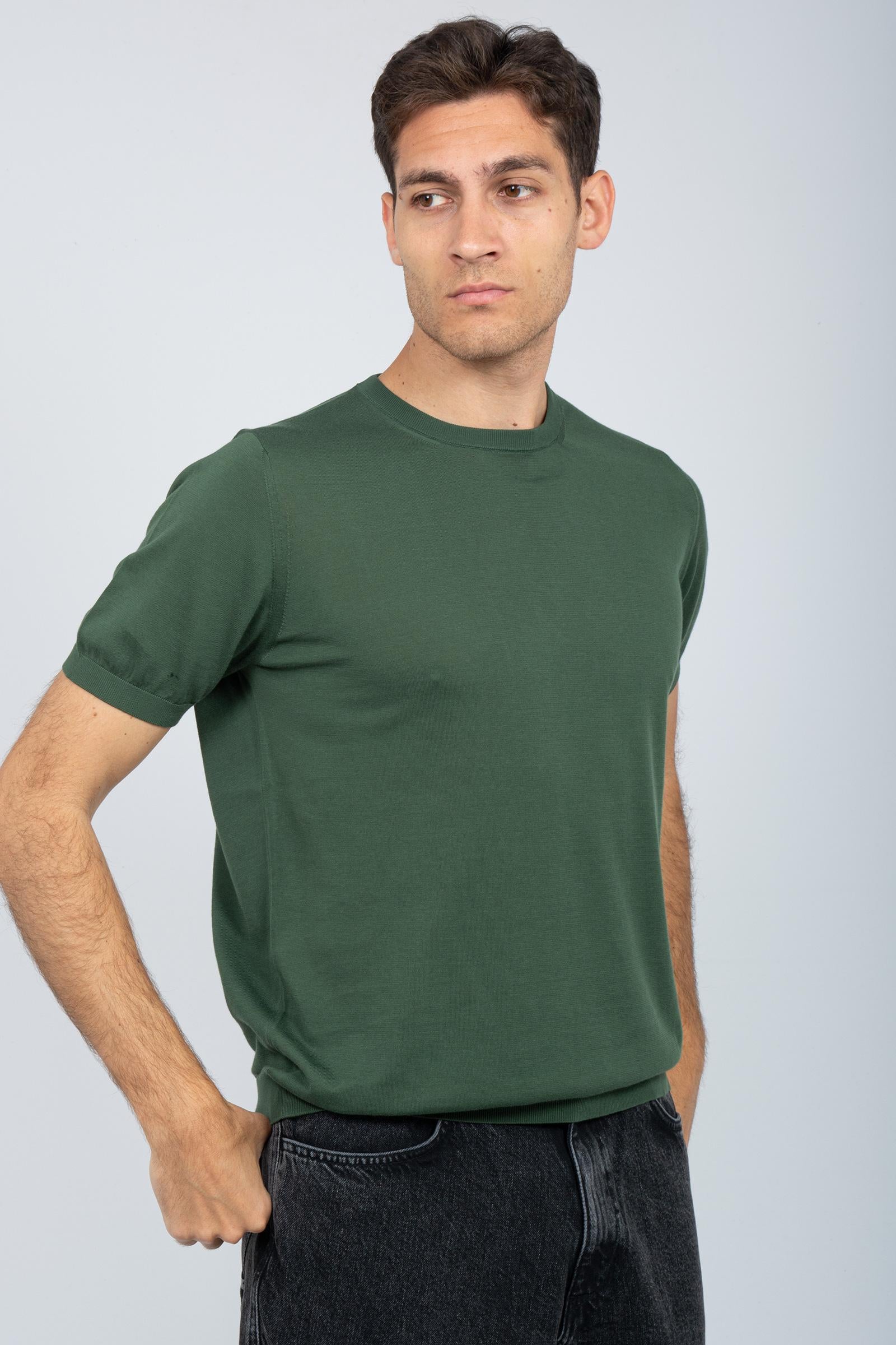 t-shirt girocollo unito D0GN100 473 DRUMOHR 