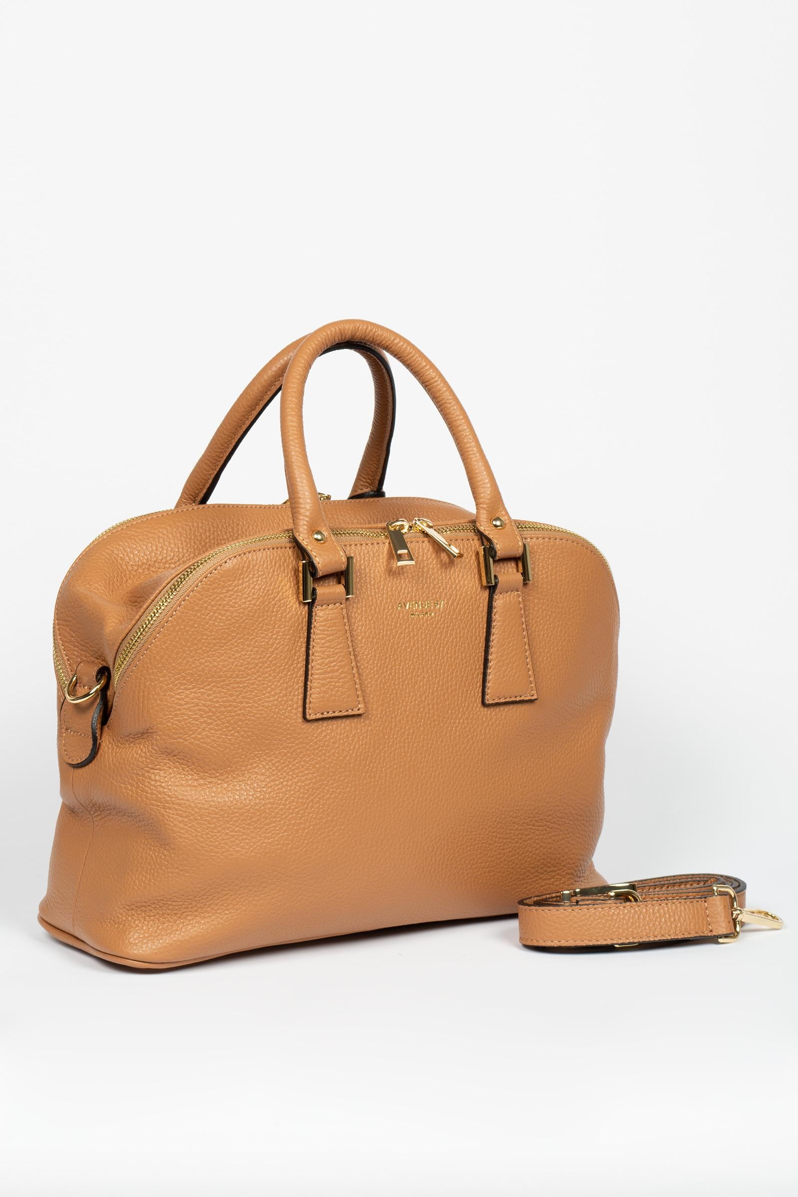 shopper xs in nappa martellata 'fandango' FANDANGOXSDOLLATO BISCOTTO AVENUE 67 