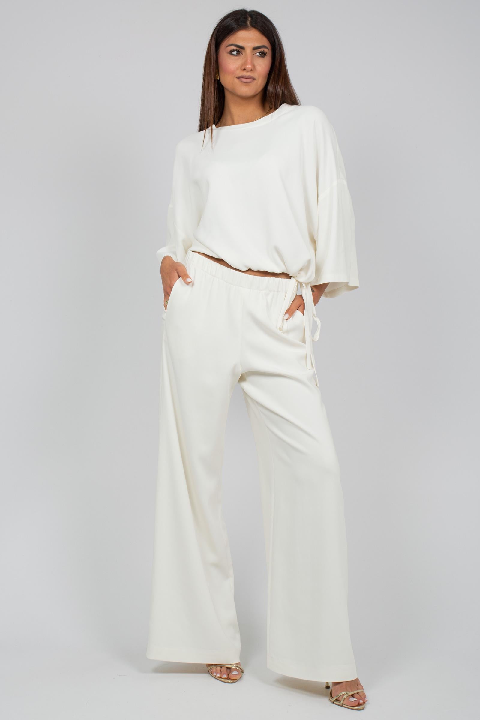 pantalone in cadis PT140370460206 002 SEVENTY 
