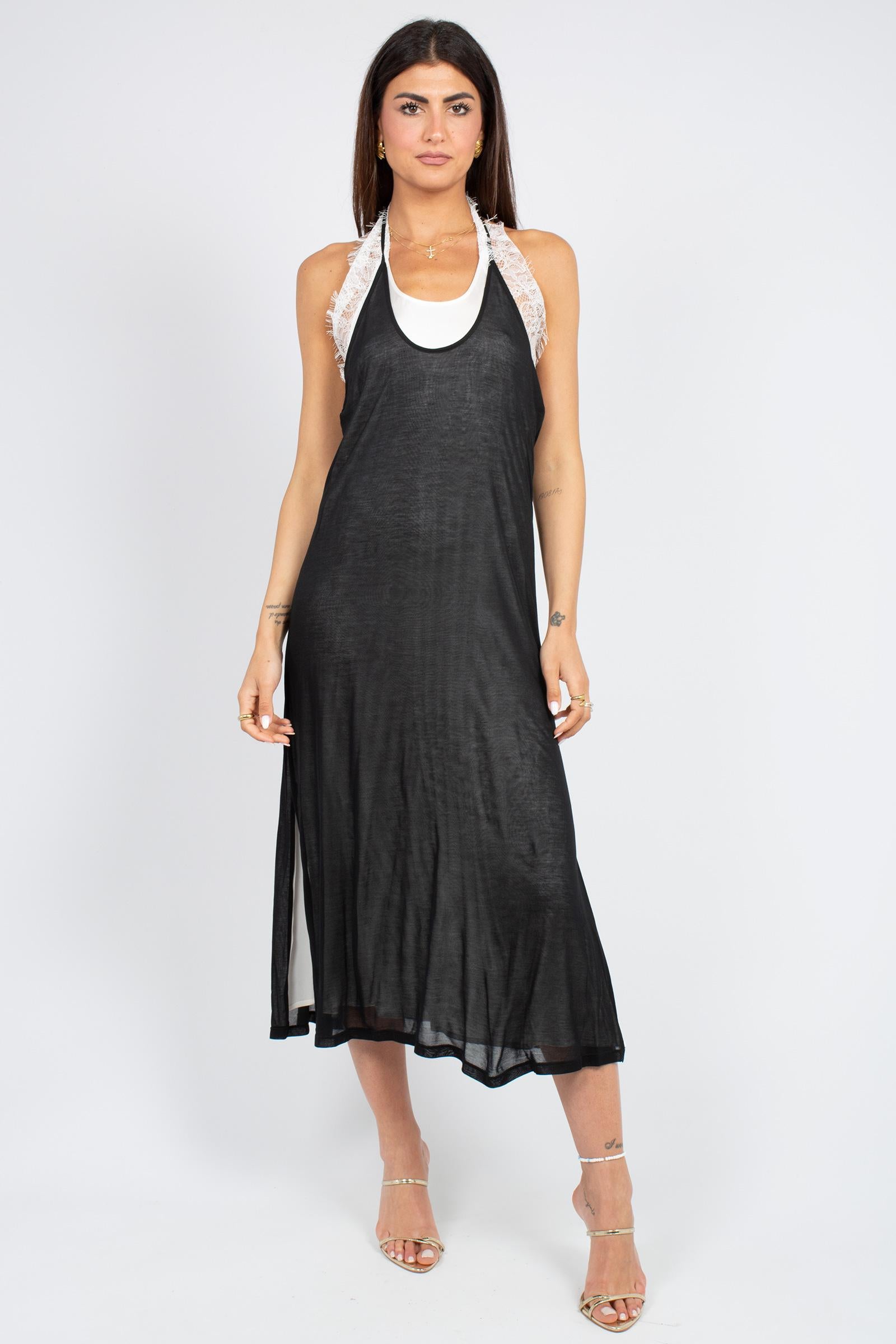 abito con canotta 'pepita' Y6SJ10 Y69A3 SEMICOUTURE 