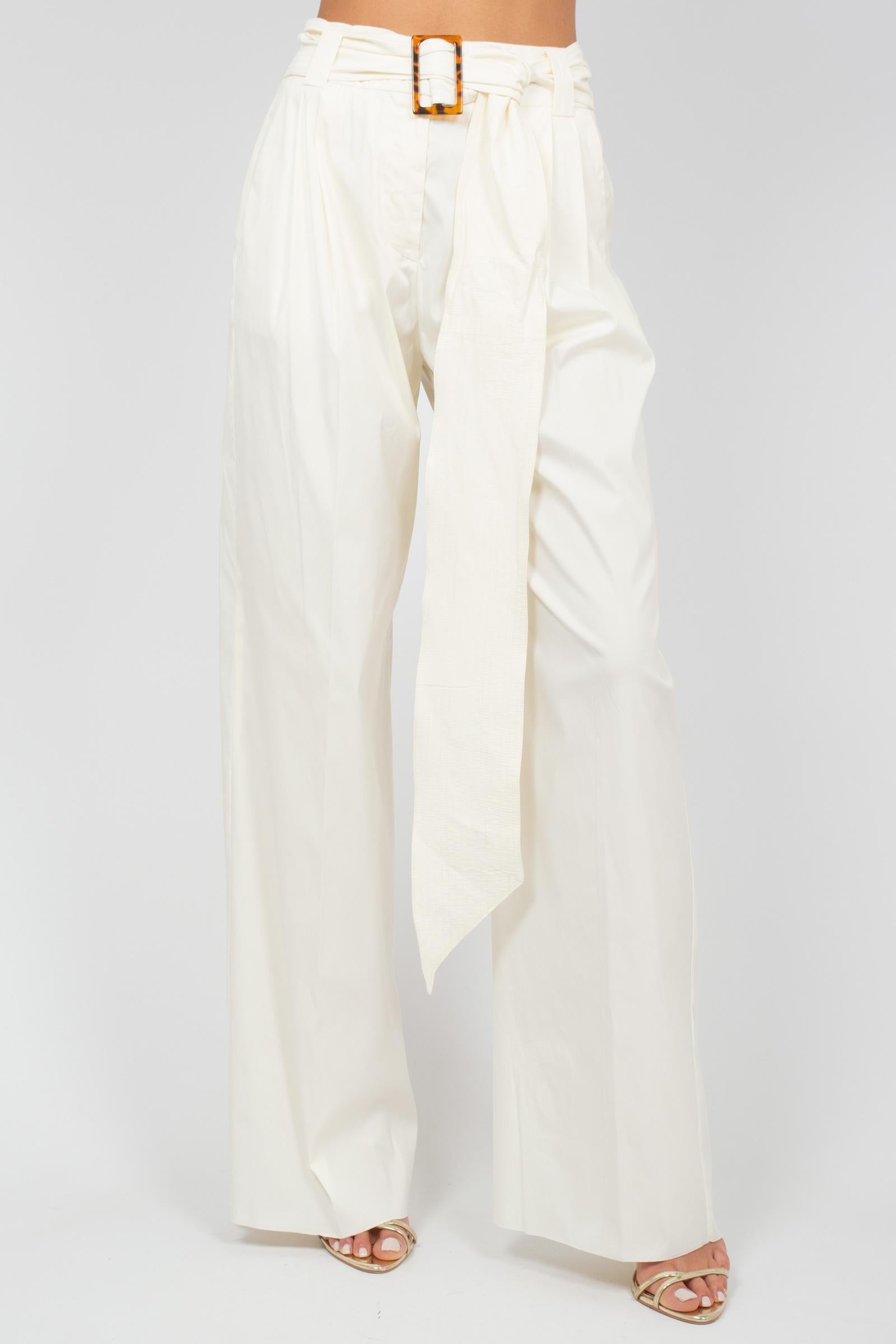 pantalone in popeline di cotone 'navile' NAVILE 001 MARELLA 