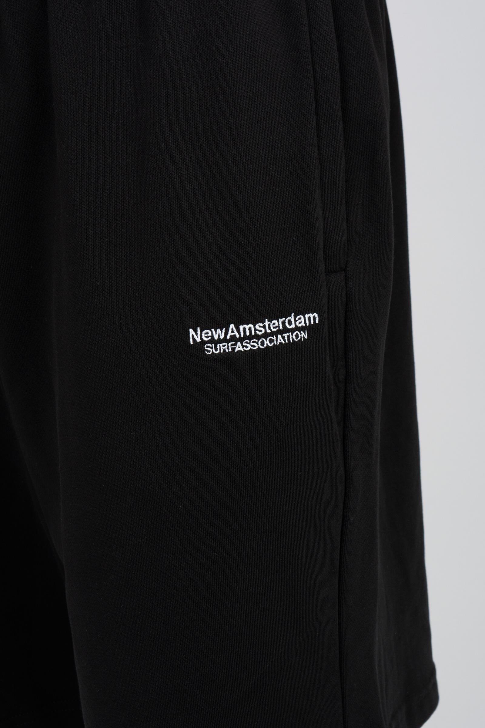 short in felpa con logo 2601049003 BLK NEW AMSTERDAM 