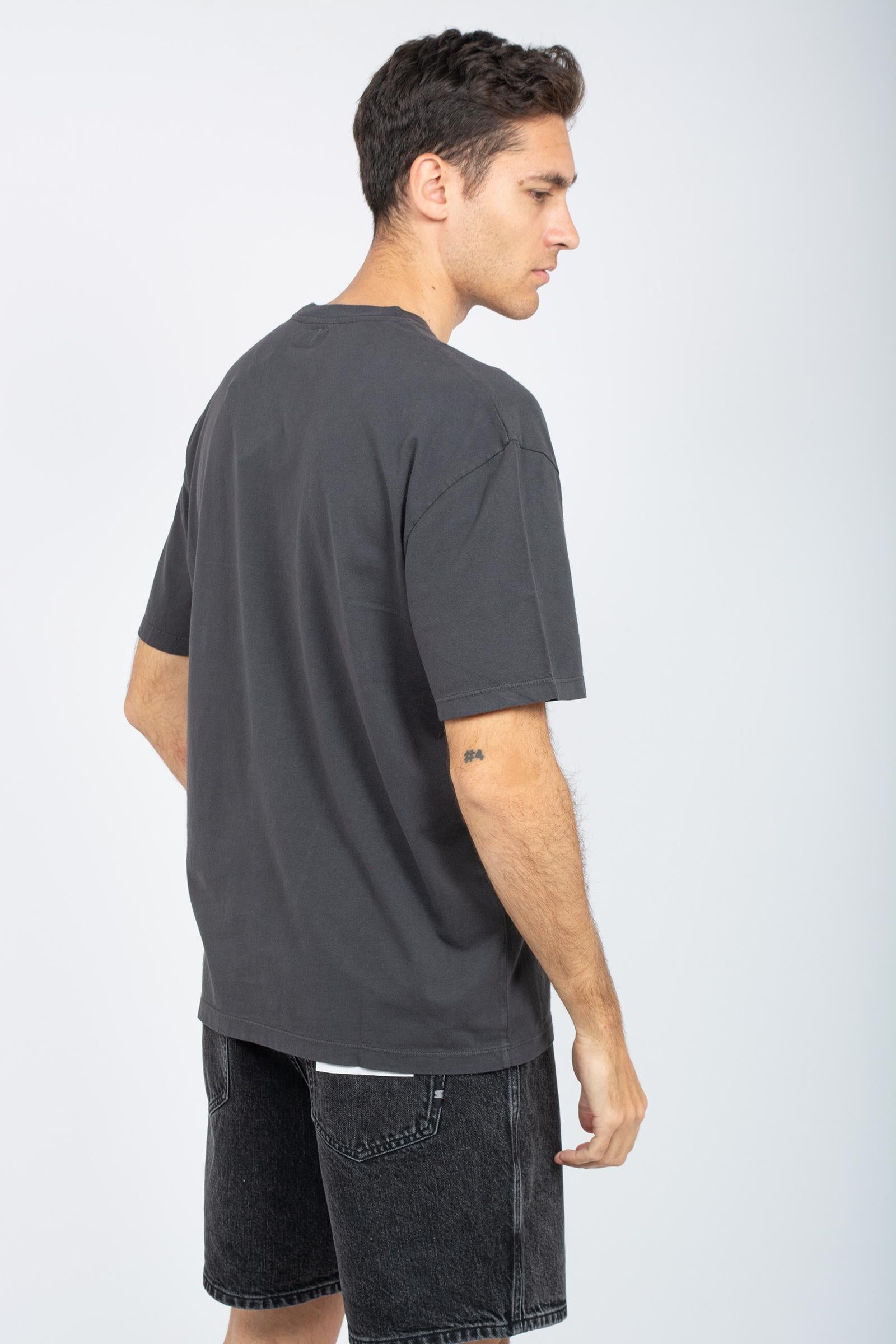 t-shirt in cotone con stampa AMU037CL150304 C0073 AMISH 