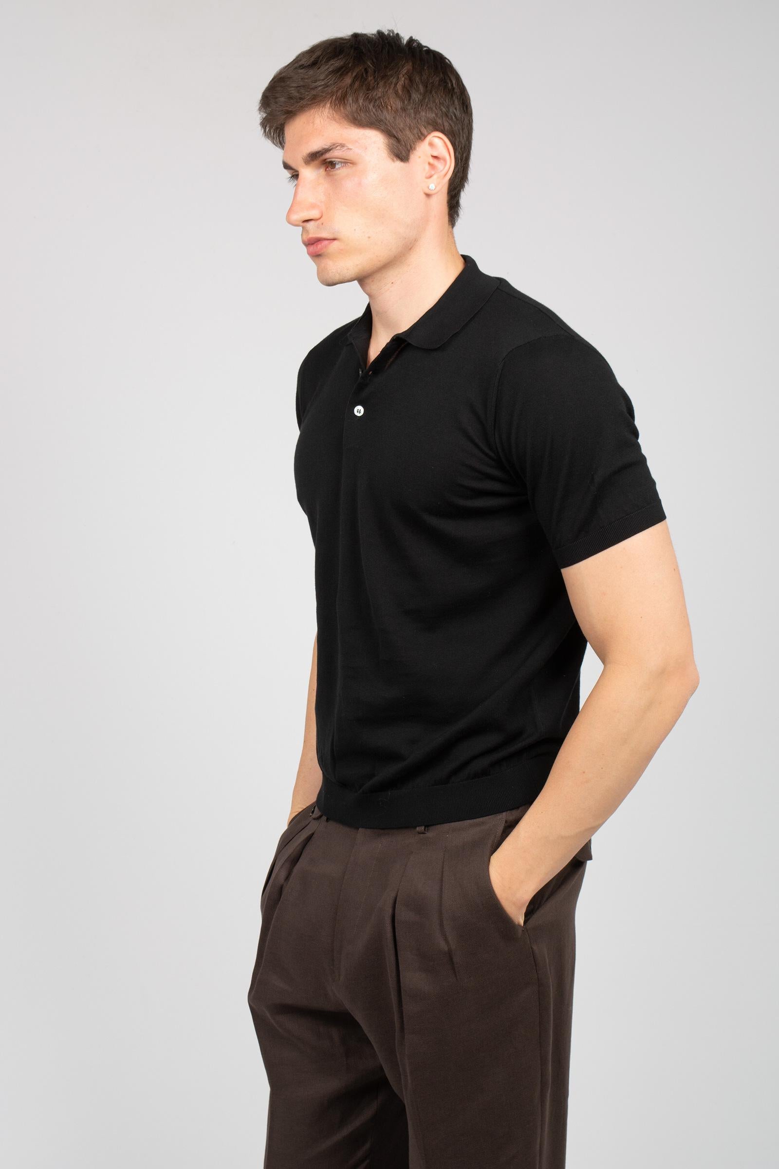 polo in cotone rasato D0GN202 690 DRUMOHR 