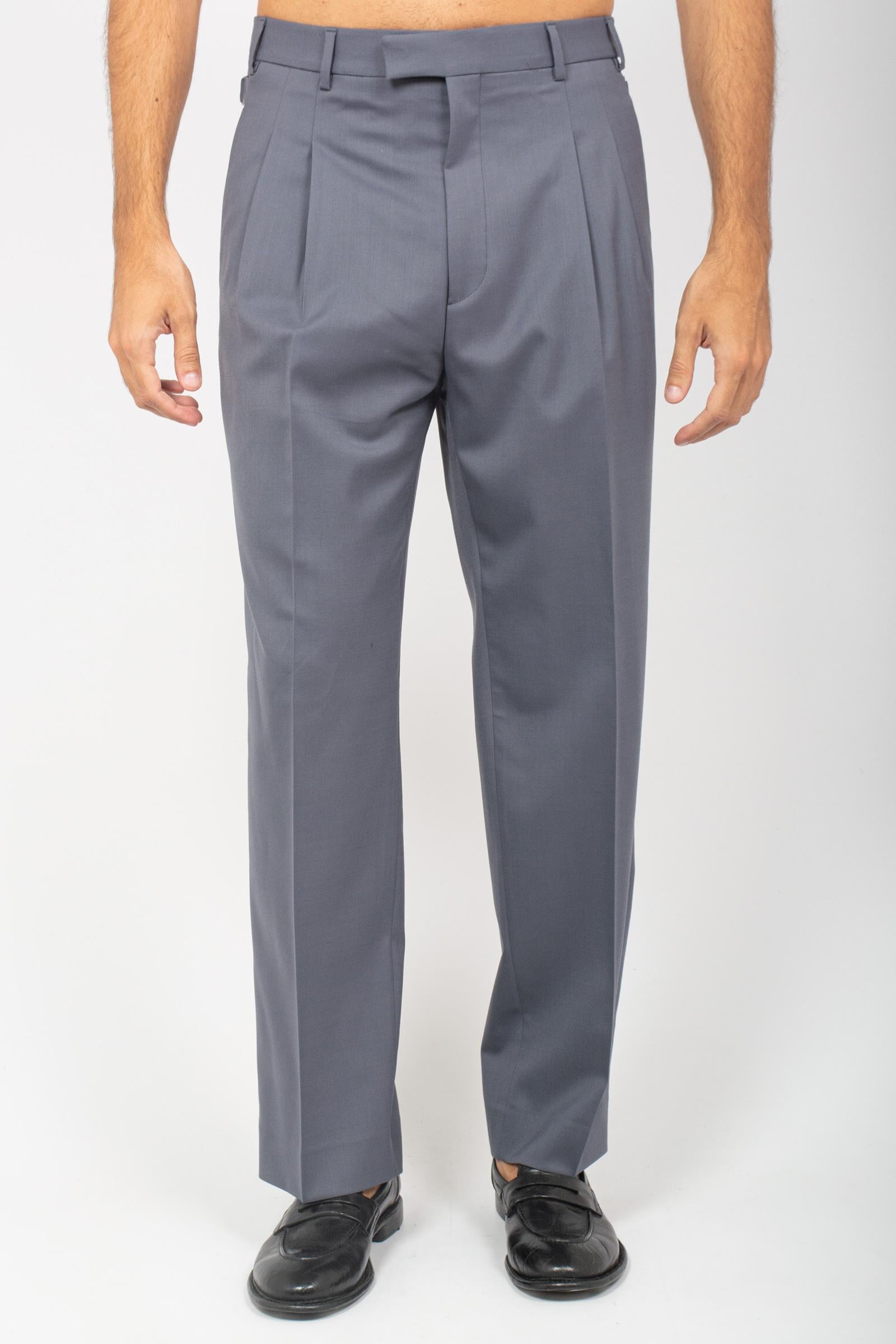 pantalone wide leg in misto lana vergine 'mat' MATWBS FERRO BE ABLE 