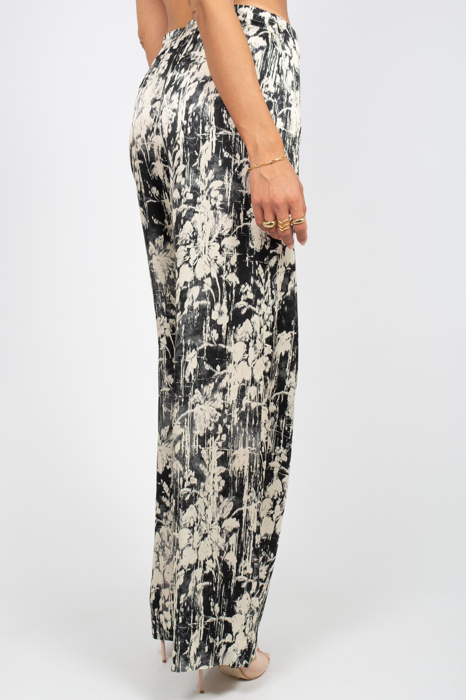 pantalone in viscosa stampata 'lorenza' CDVSLR00STD ER210990 PT TORINO 