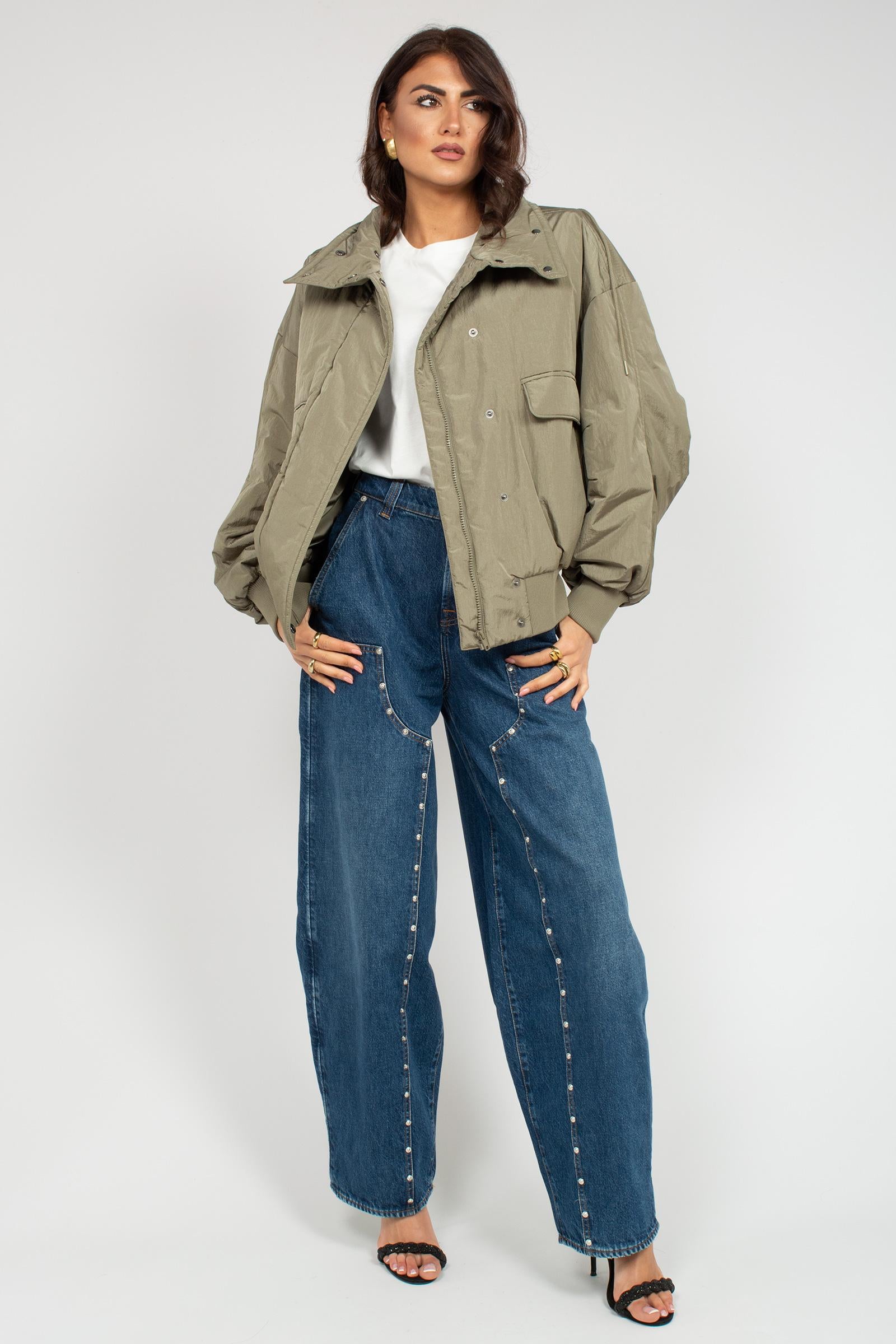 bomber in nylon 'amaca' 2616481037600 001 MM - MAX MARA 