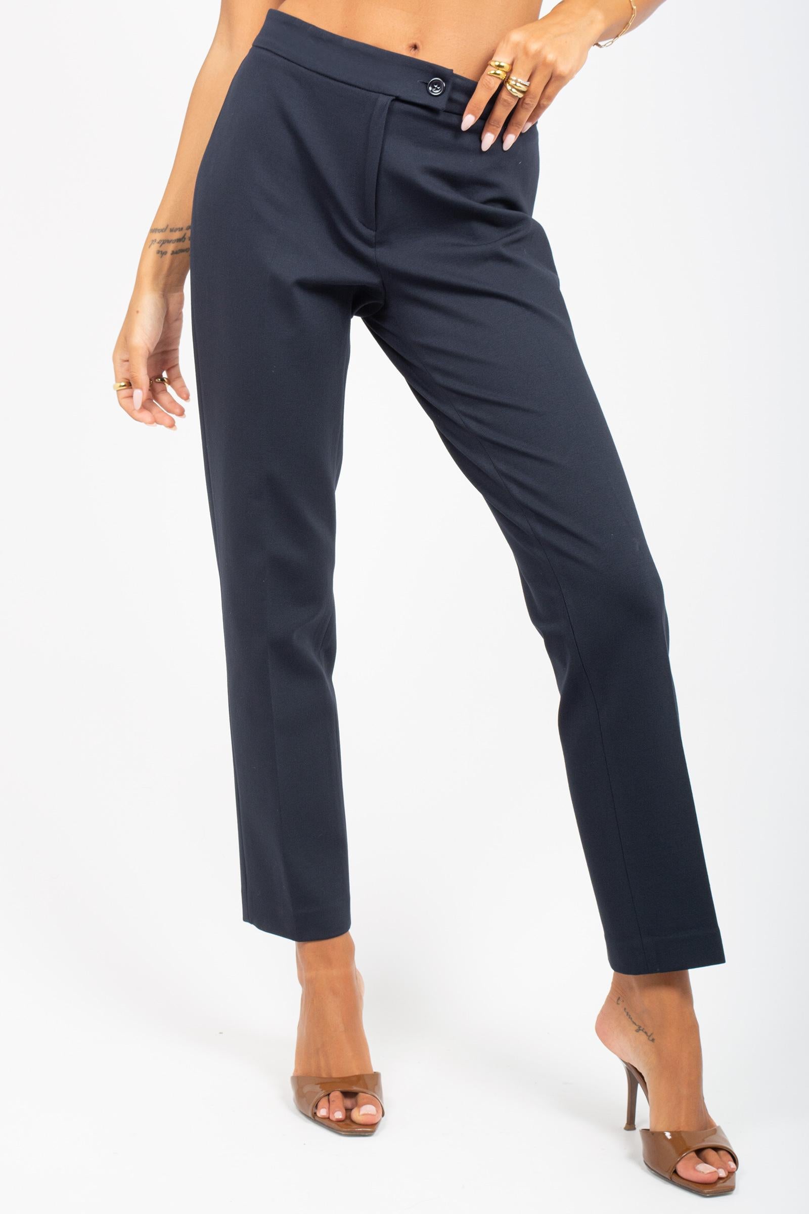 pantalone in punto milano P240CLERK BLUE SANGERMANO 
