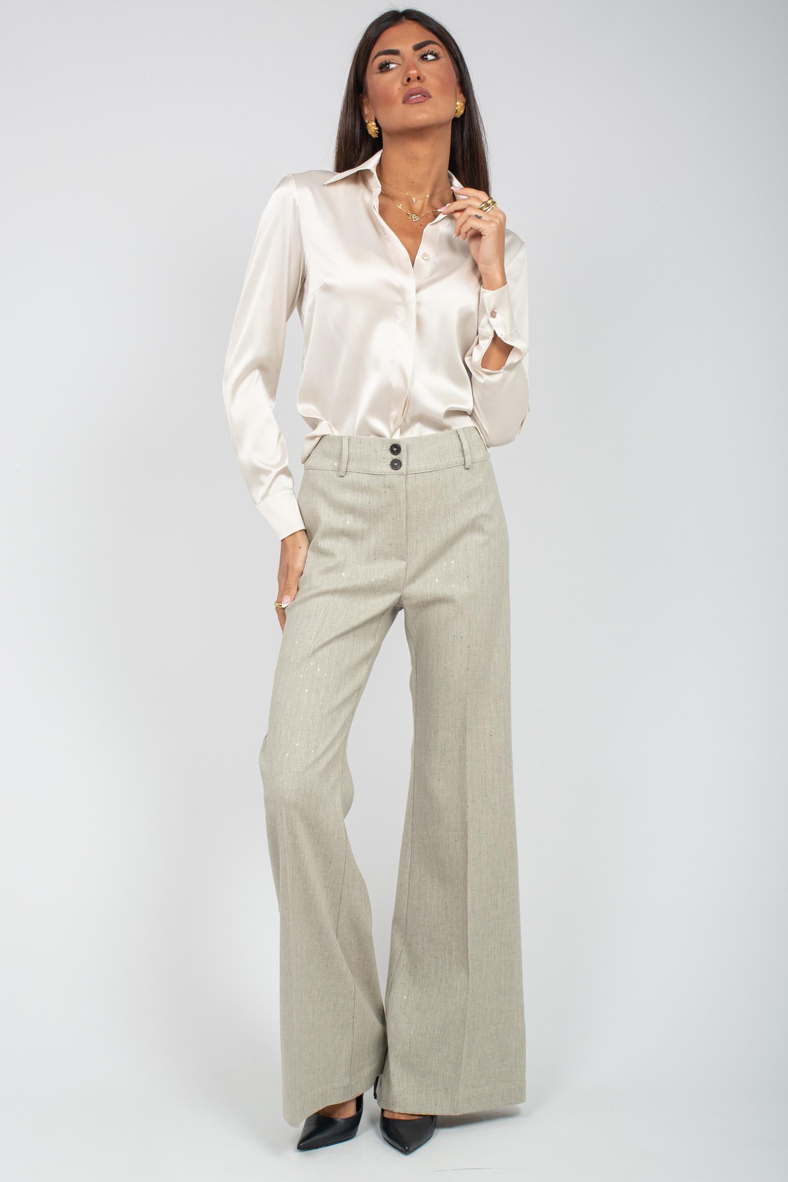 camicia slim in raso fluido 61706 7 D.EXTERIOR 