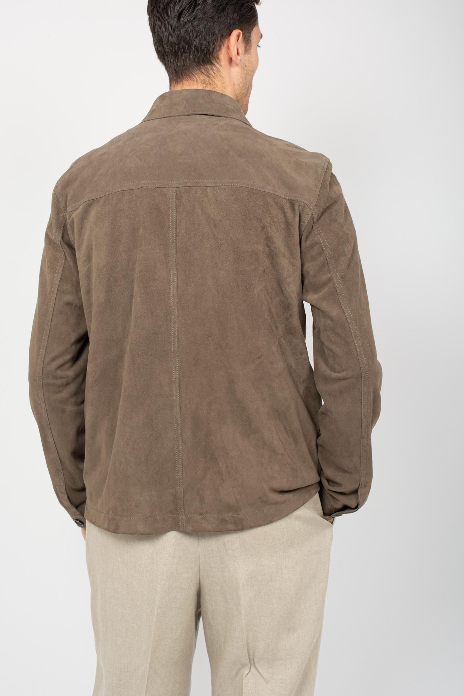 giacca in suede 30001526SUEDE SLATEGREY HCR 