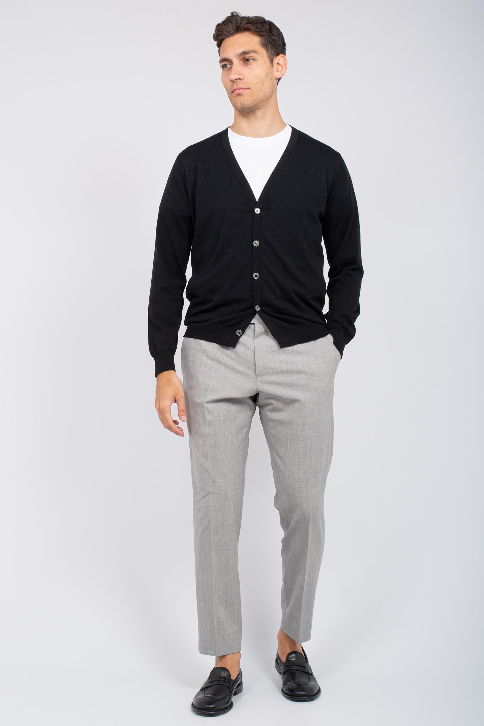 cardigan in cotone unito D0GN109 690 DRUMOHR 
