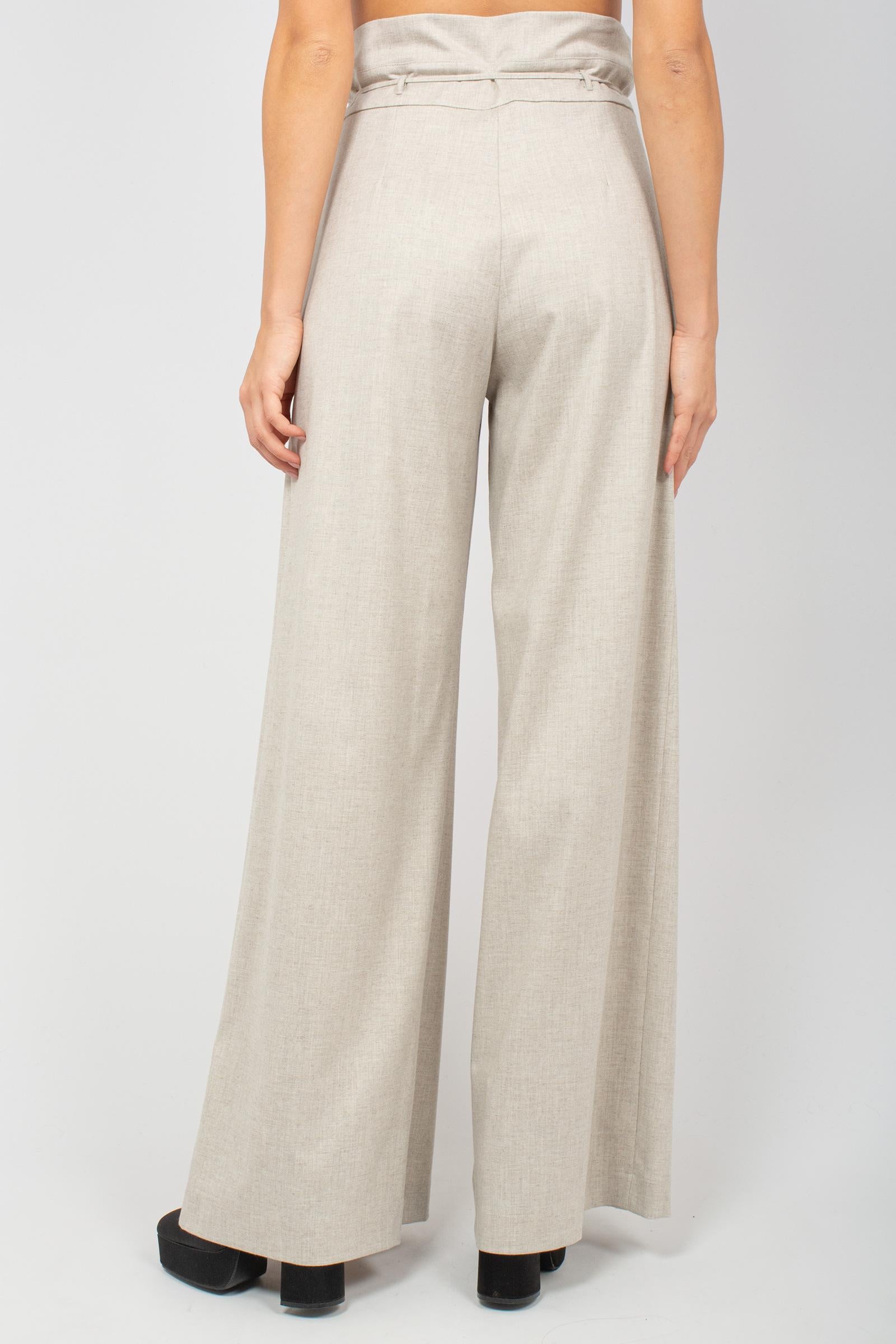 pantalone con coulisse in flanella 61761 7 D.EXTERIOR 