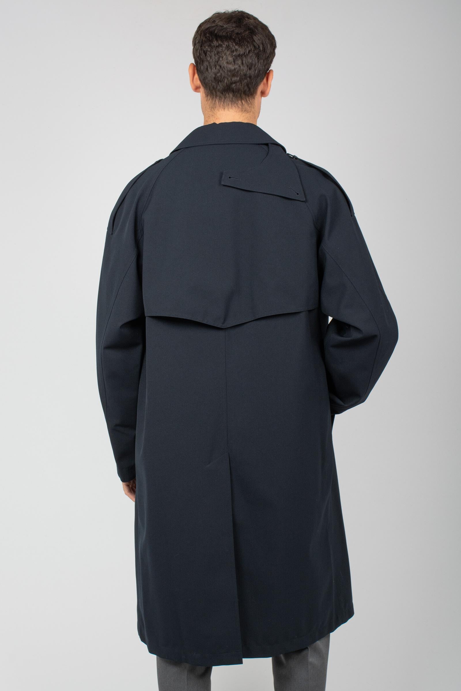 trench in drill di lana tecnica 'luca' B51PXLUCADSU 205 PALTO' 