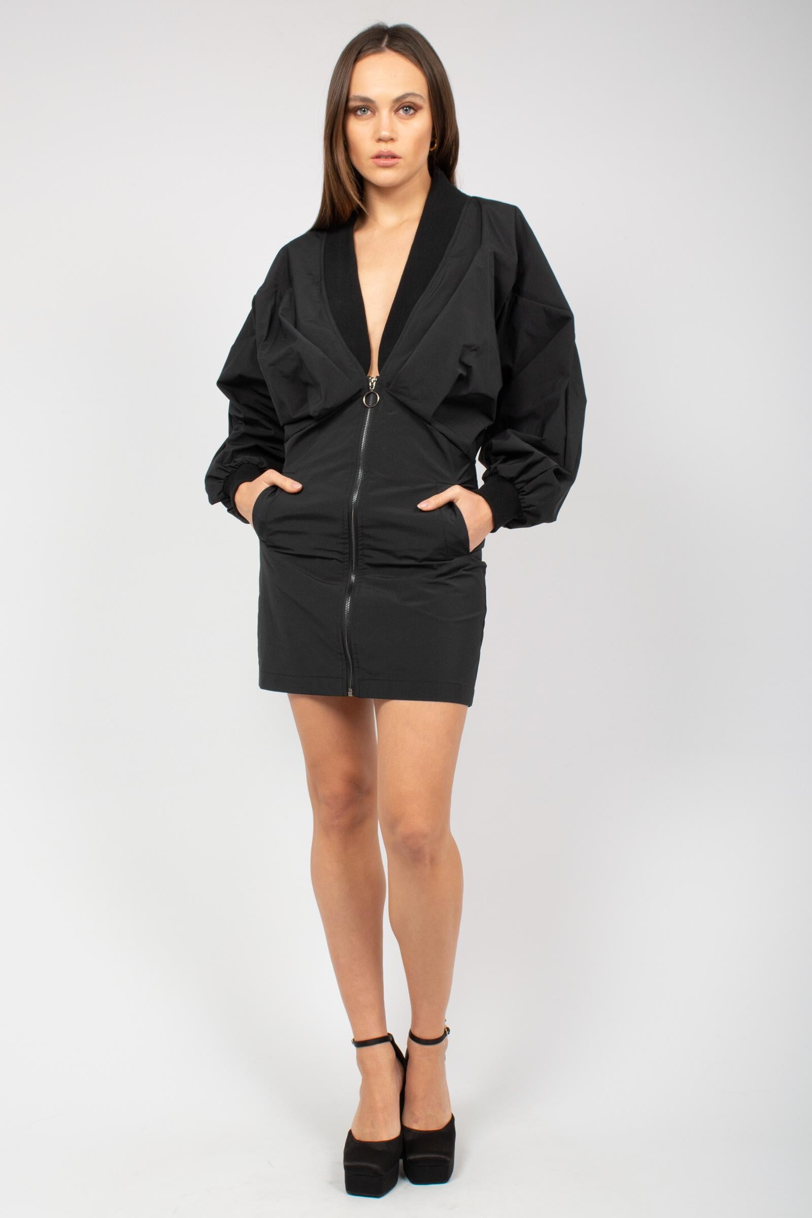 mini abito in nylon F25DC04 B195 WEILI ZHENG 