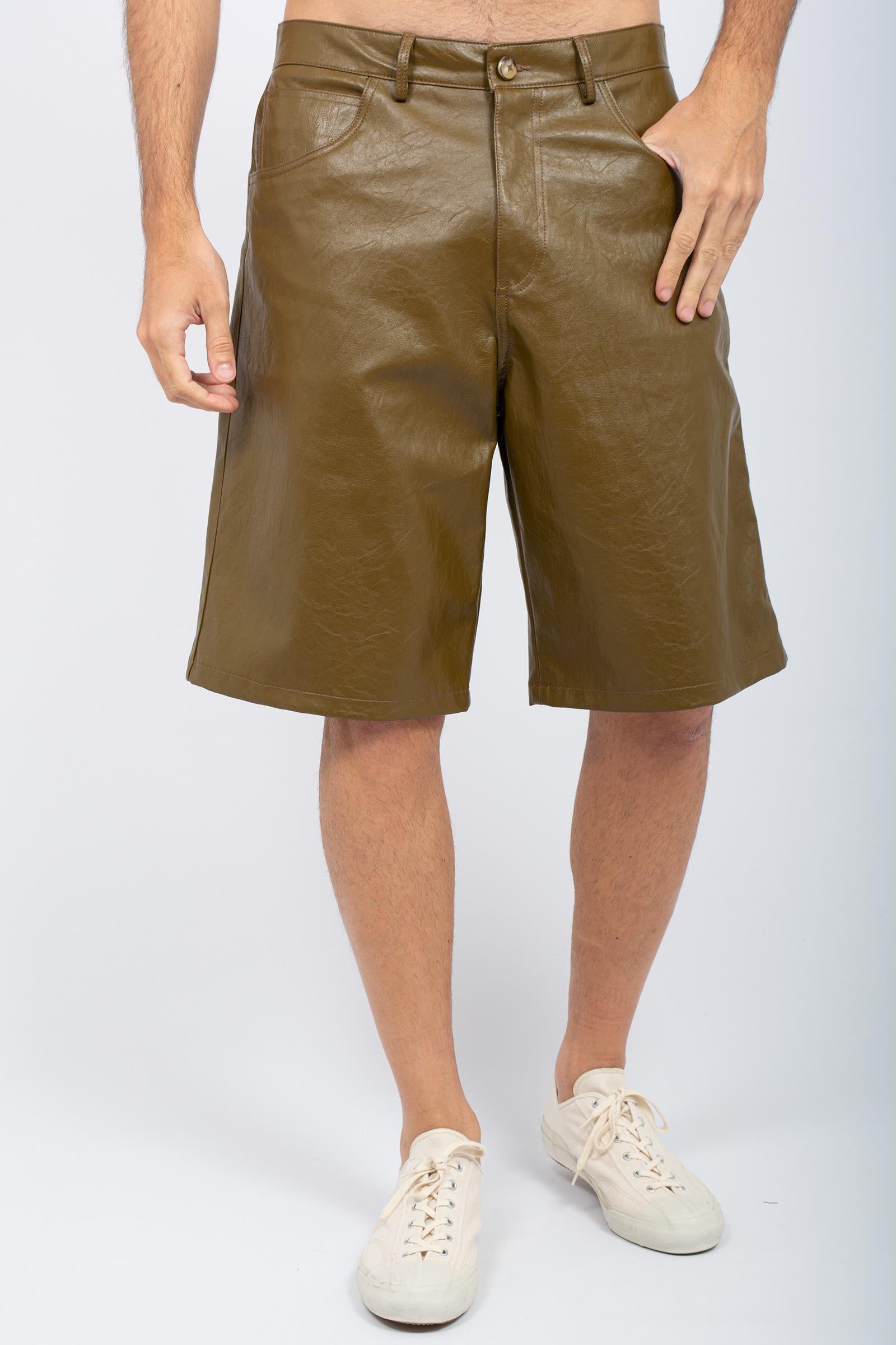 bermuda in ecopelle 2201C533 OLIVE C93 