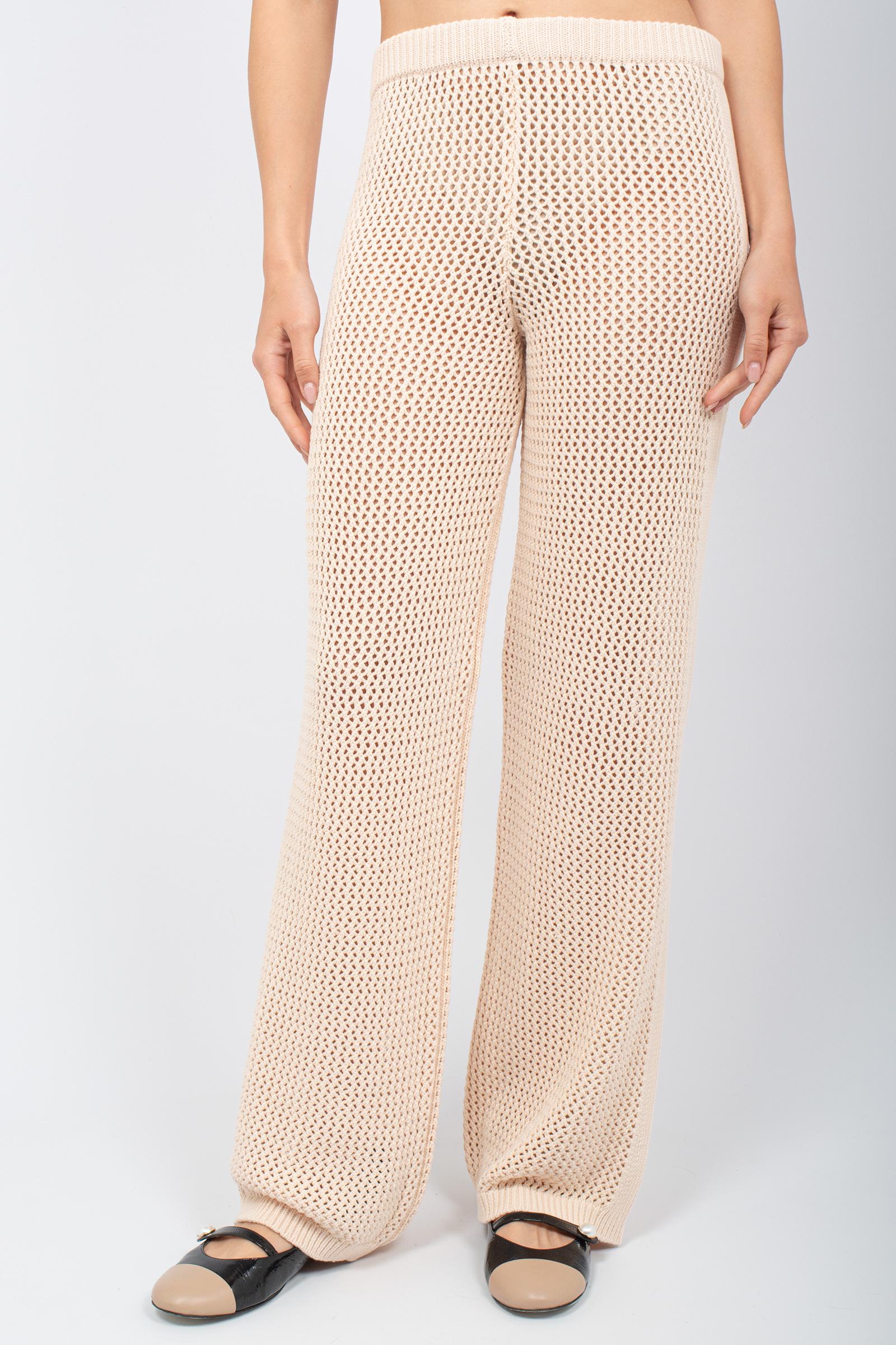 pantalone a rete di cotone L5V7713D 300 DRUMOHR 