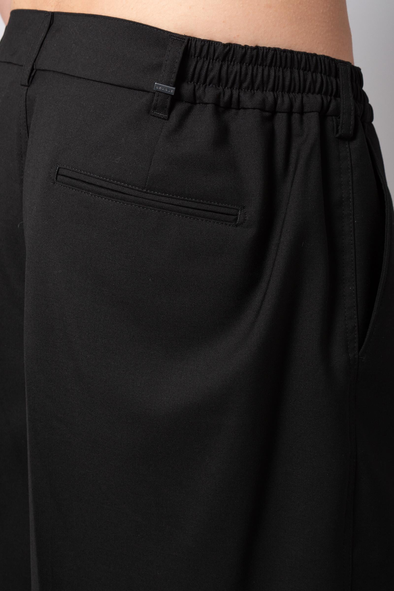 jogger corto in misto cotone 'ryo' RYOSMP26 NERO BE ABLE 