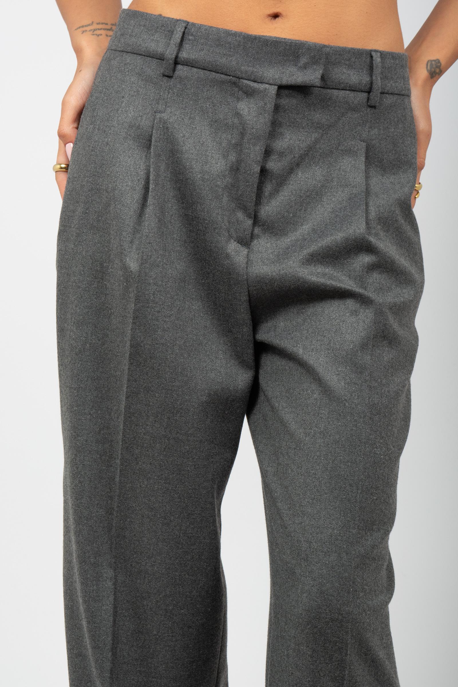 pantalone in flanella di misto lana PT1369540261 922 SEVENTY 
