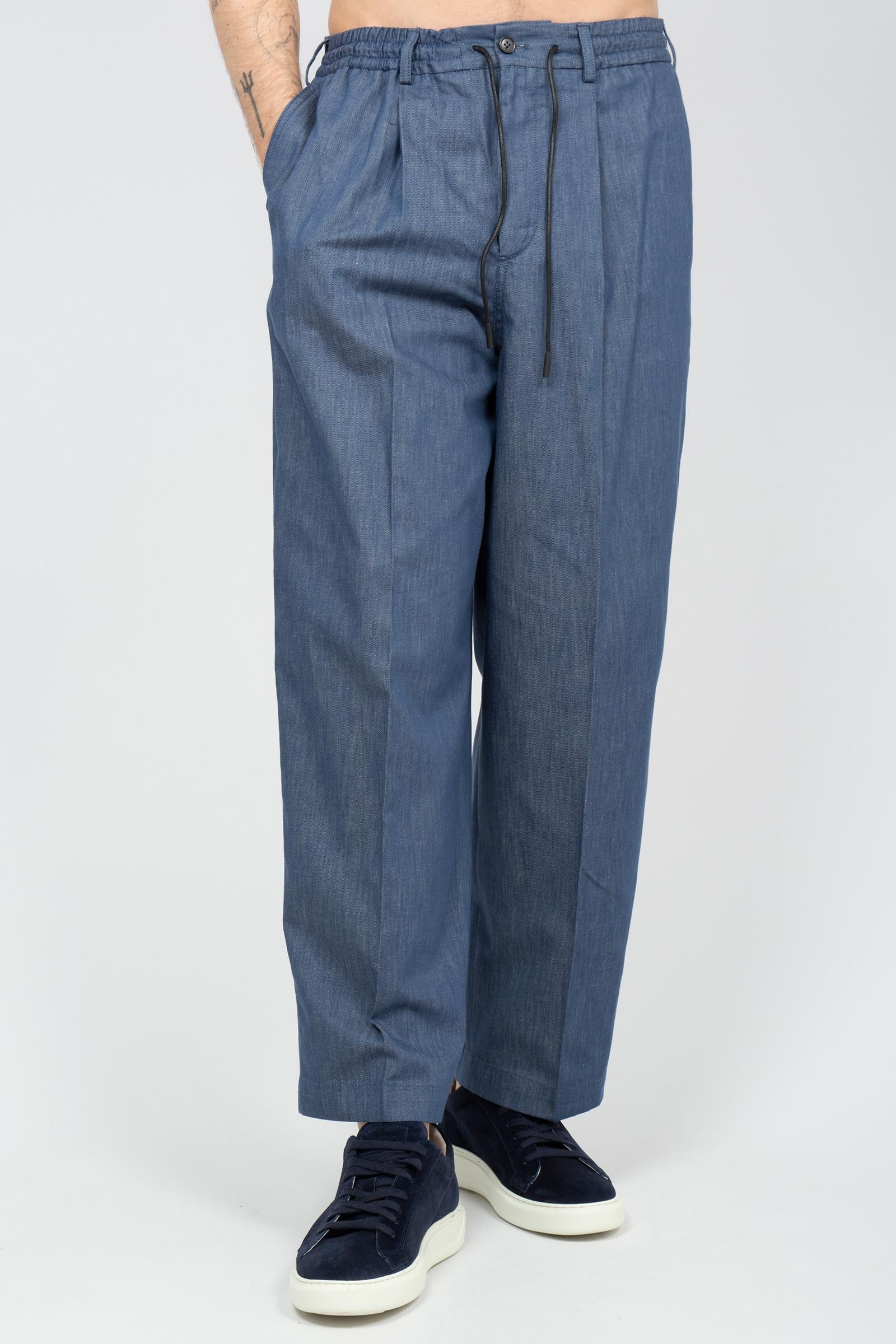 jogger in misto cotone 'wide fit' COASWDZB00KLT BB700360 PT TORINO 