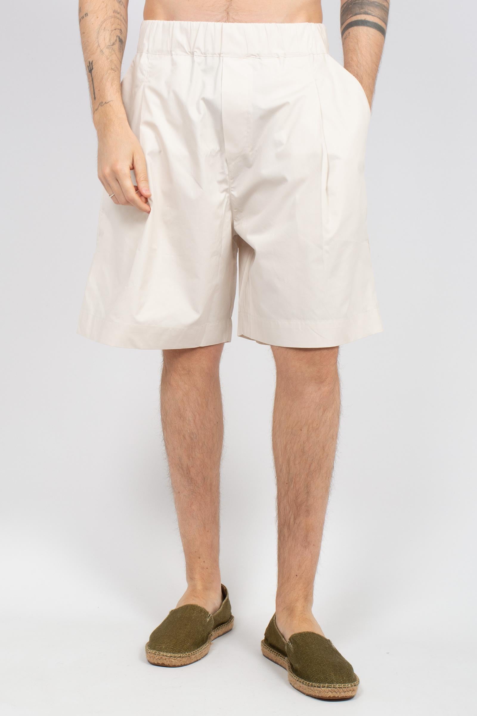 shorts in popeline di cotone S6PKMABE005 013 A PAPER KID 