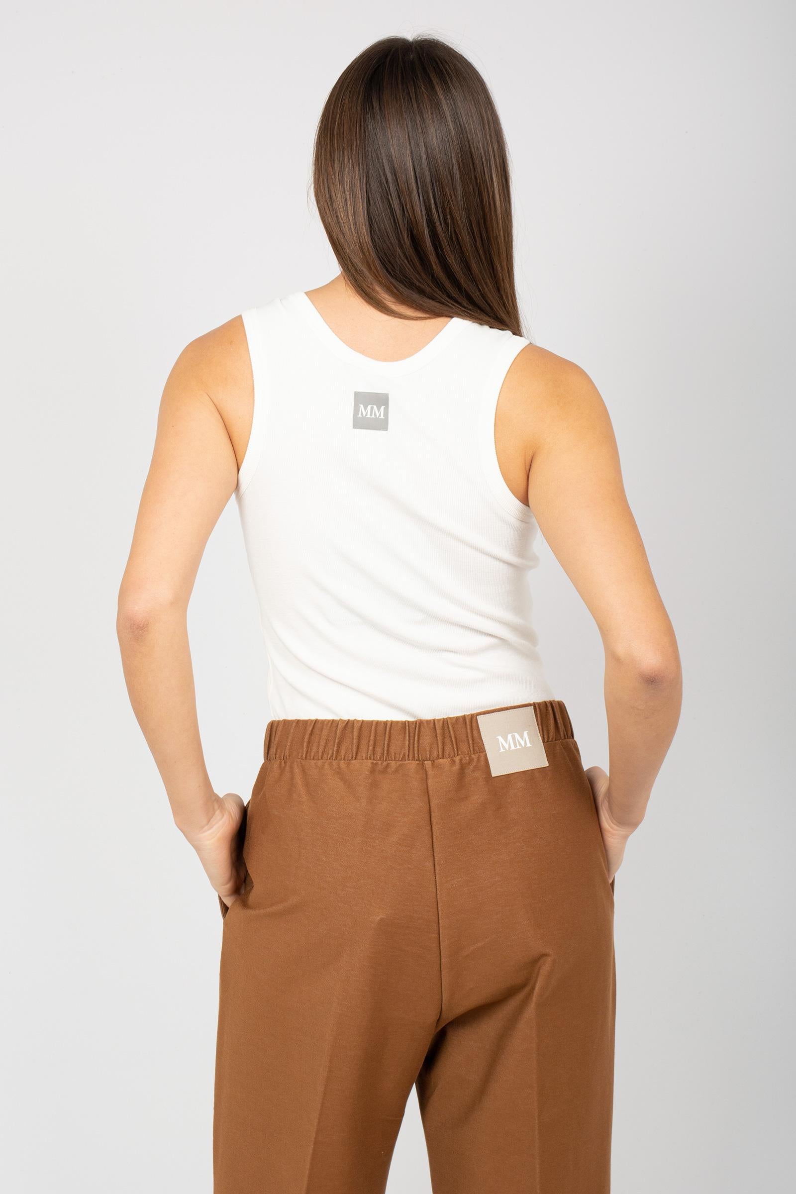 Top a costine 'tondo' 2526946017600 001 MM - MAX MARA 