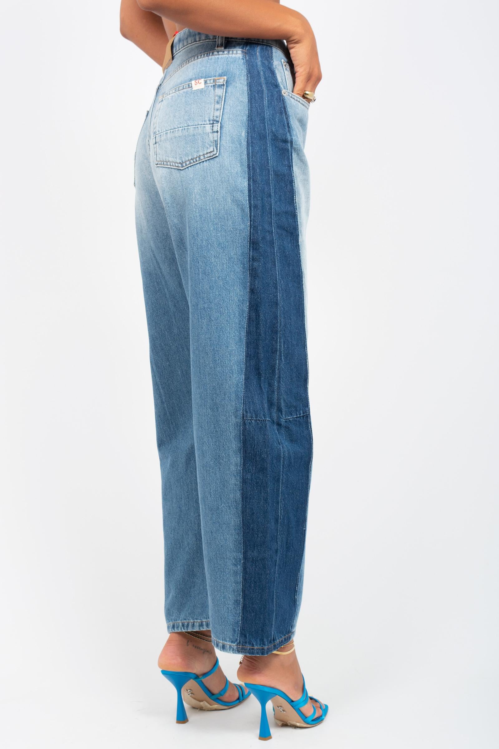 denim in mix lavaggi 'giuditta' Y5SY02 JNS43 SEMICOUTURE 