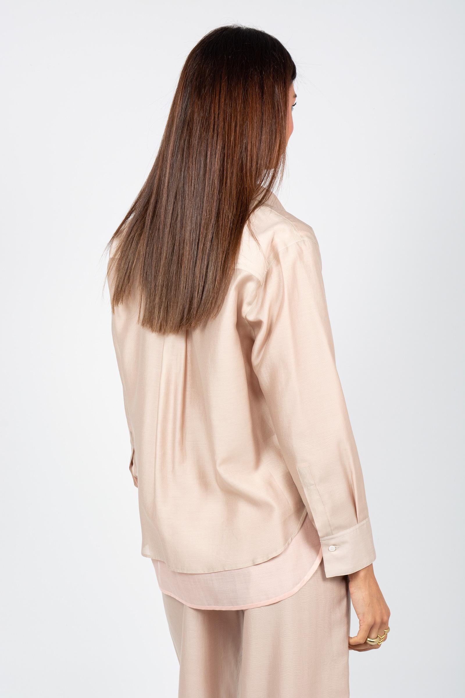 camicia doppiata in lyocell CA1506460237 012 SEVENTY 