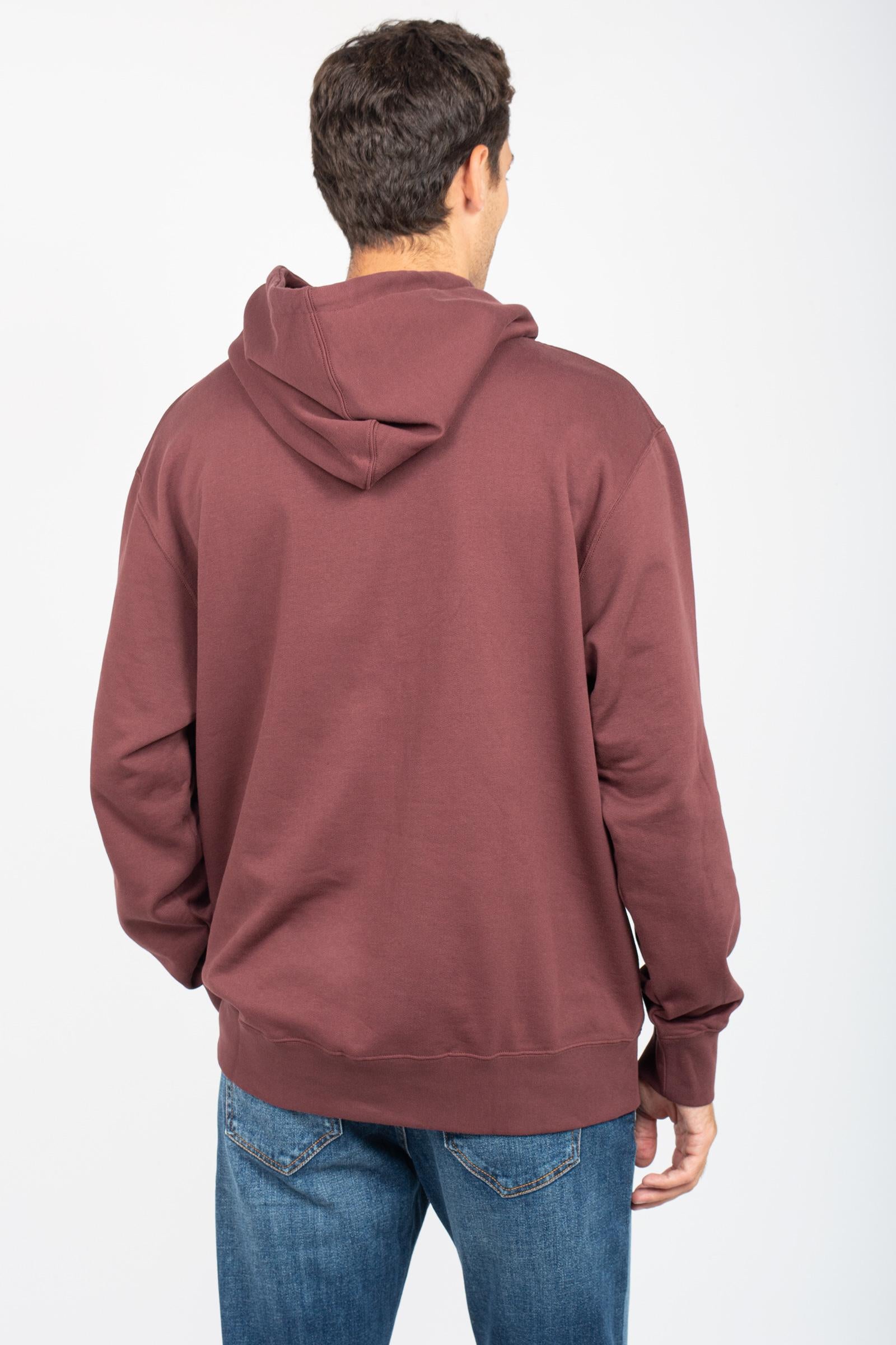 felpa hoodie in cotone 'james' 30251536 191525 WOOD WOOD 