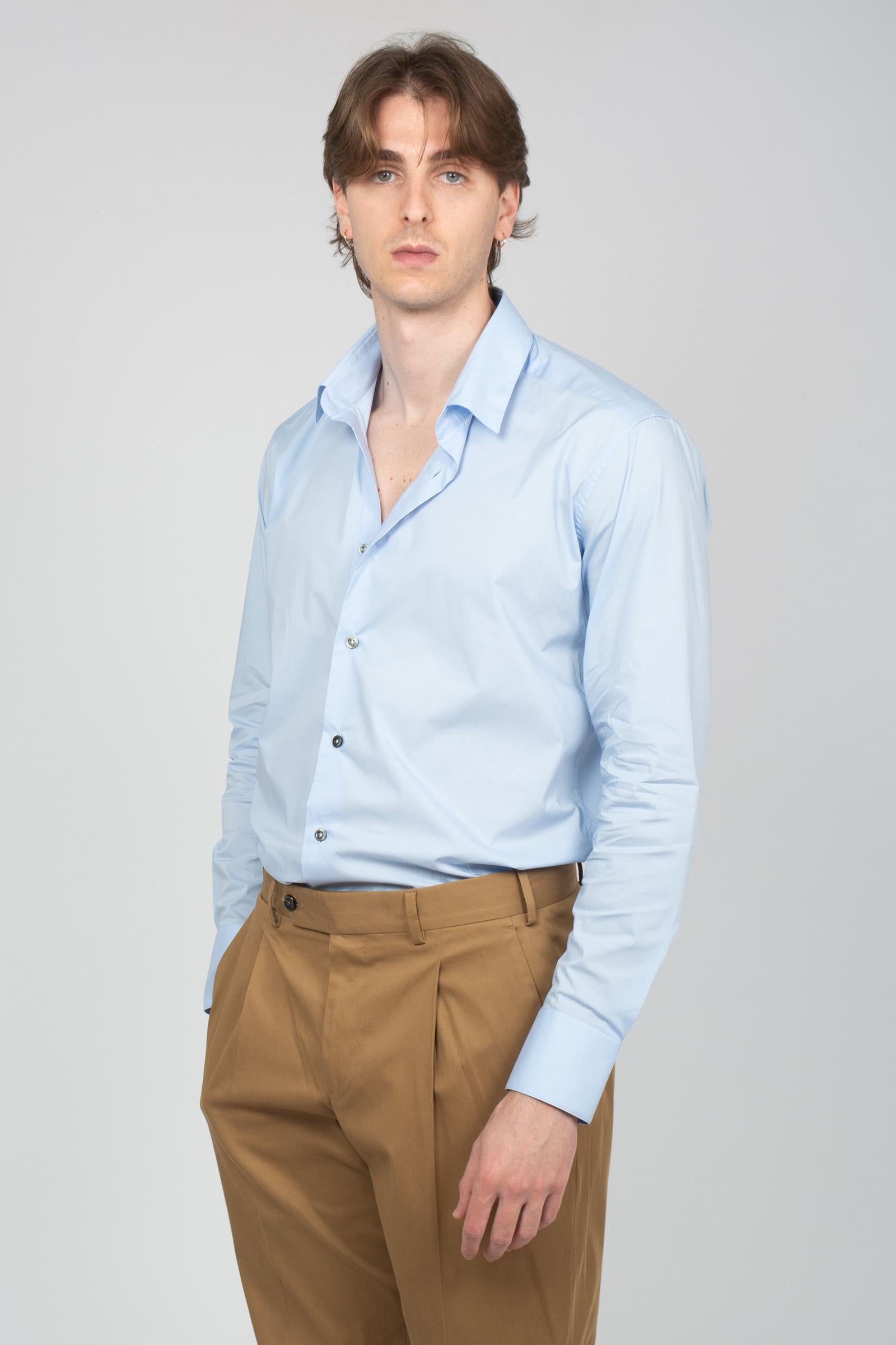 camicia oversize con bottoni in madreperla TL6SIT050RBO 03CB0310 PT TORINO 