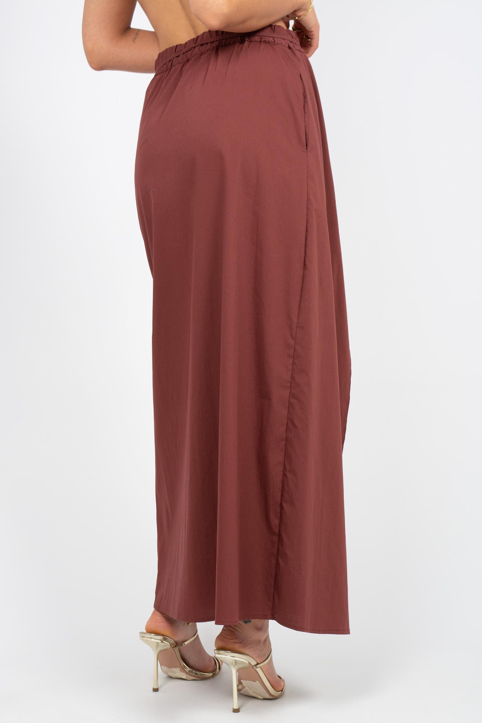 gonna in misto cotone stretch SS2252128 217 ANNA SERAVALLI 