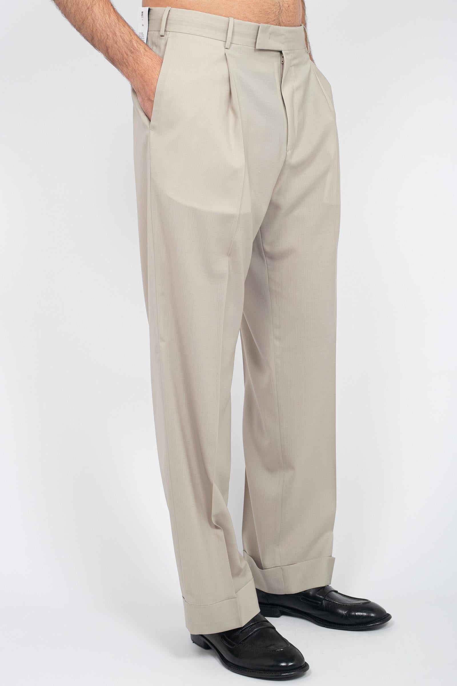 pantalone in lana super100s 'quindici' C0ASX5ZA0FWD ZI560060 PT TORINO 