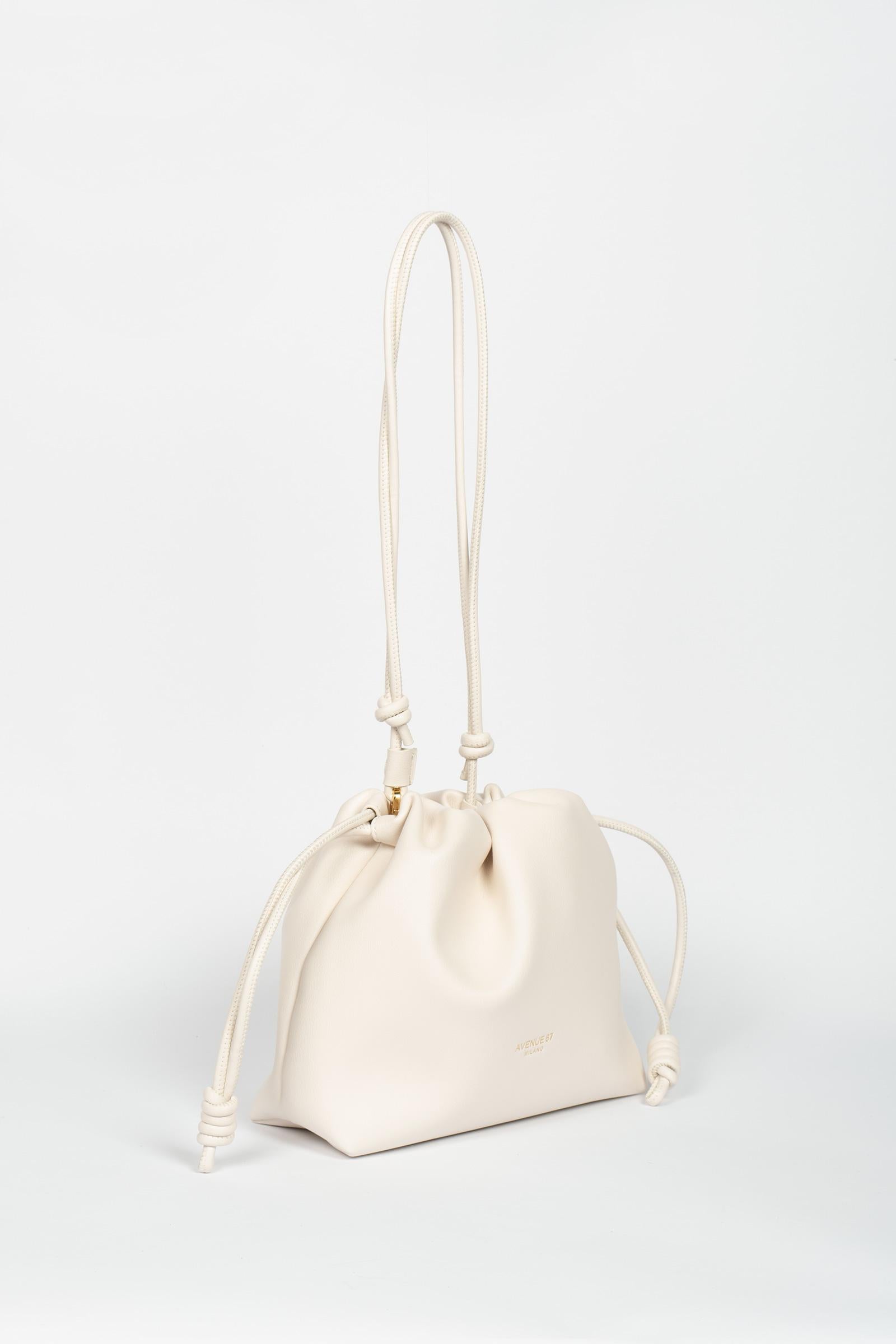 pounch con catena in nappa 'cynthia' CYNTHIASAUVAGE BURRO AVENUE 67 